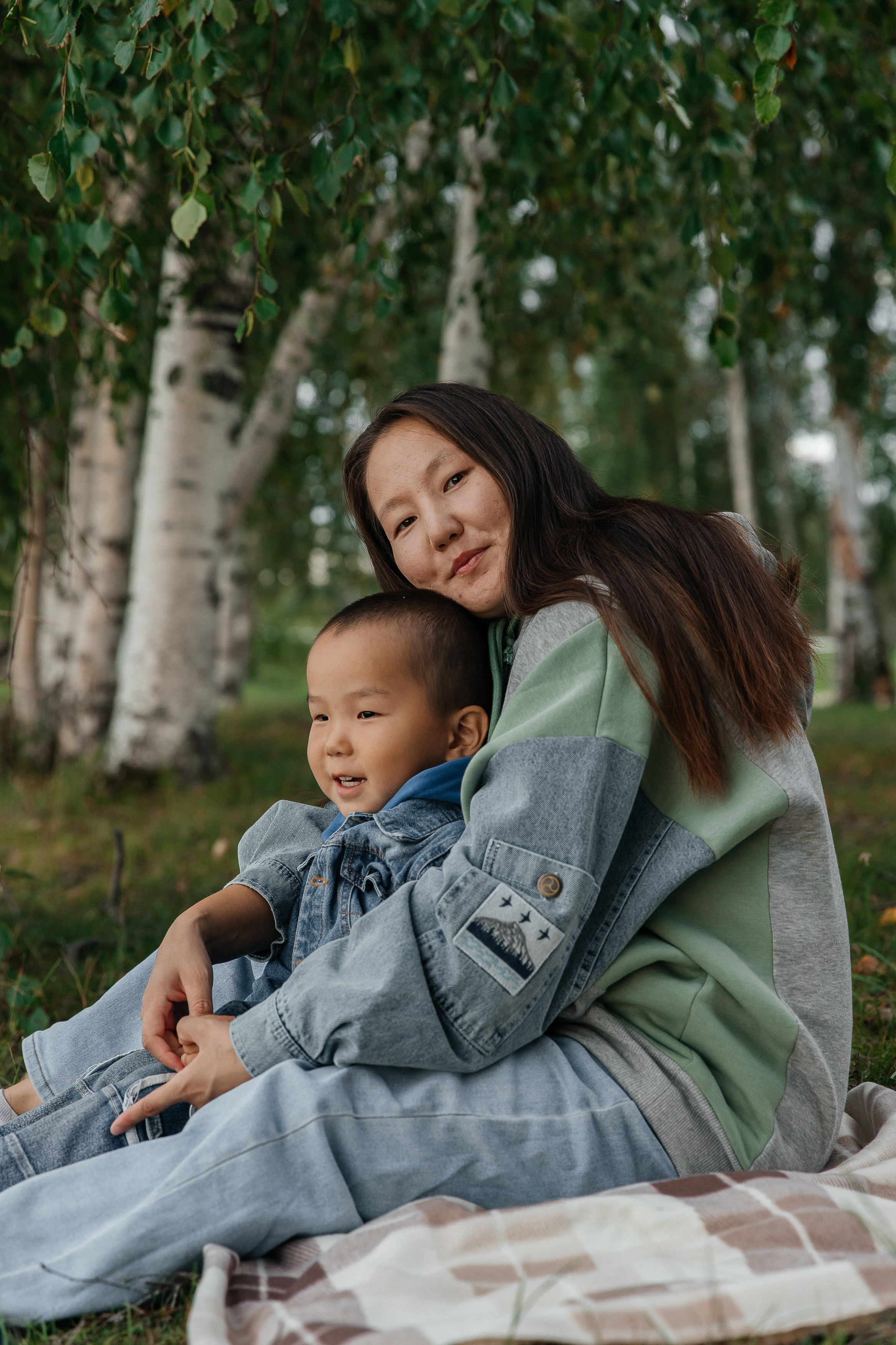 Лера и сын. Воронистая Анастасия. Фотограф Якутия, Томпонский район