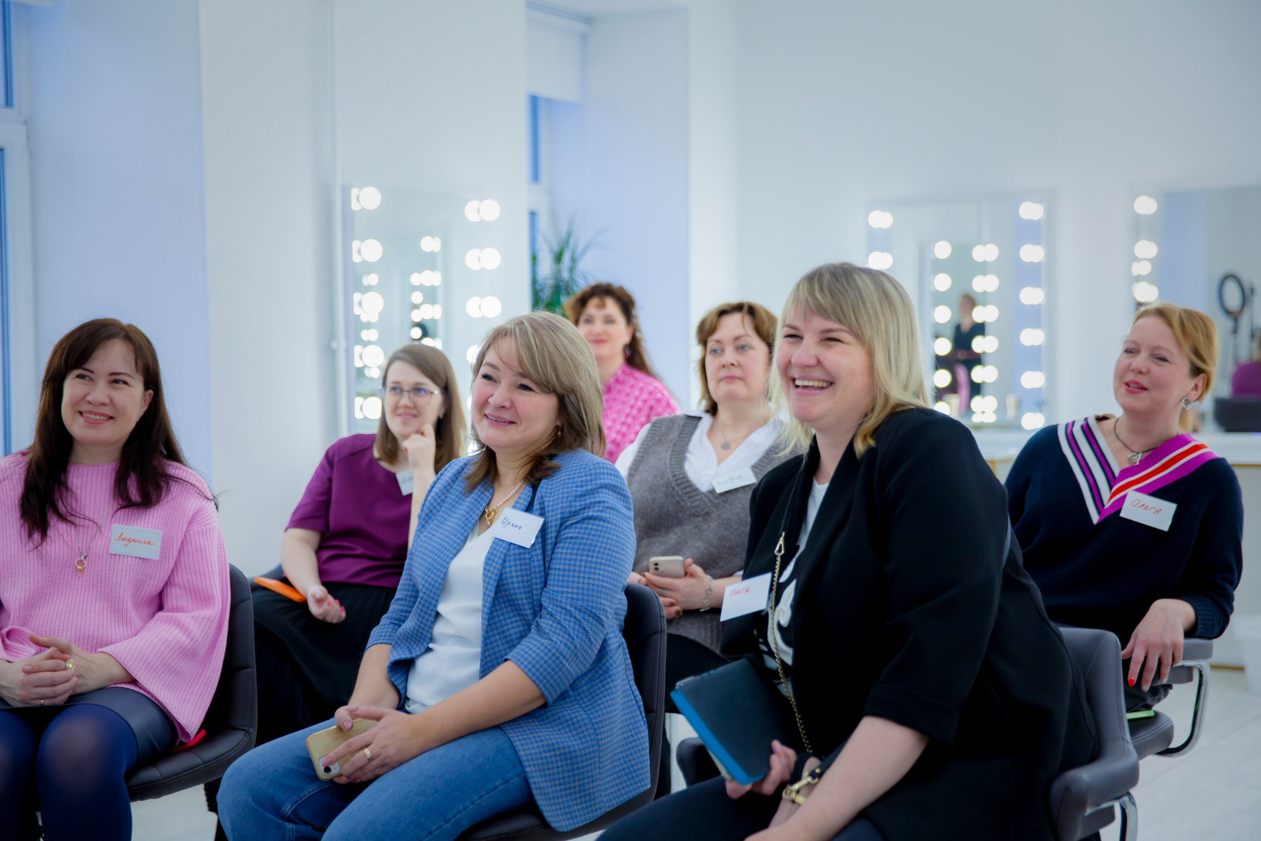 Мастер — класс Анастасии Варенцовой и Марии Адамович «Личный бренд». Фотограф Александра Степанова