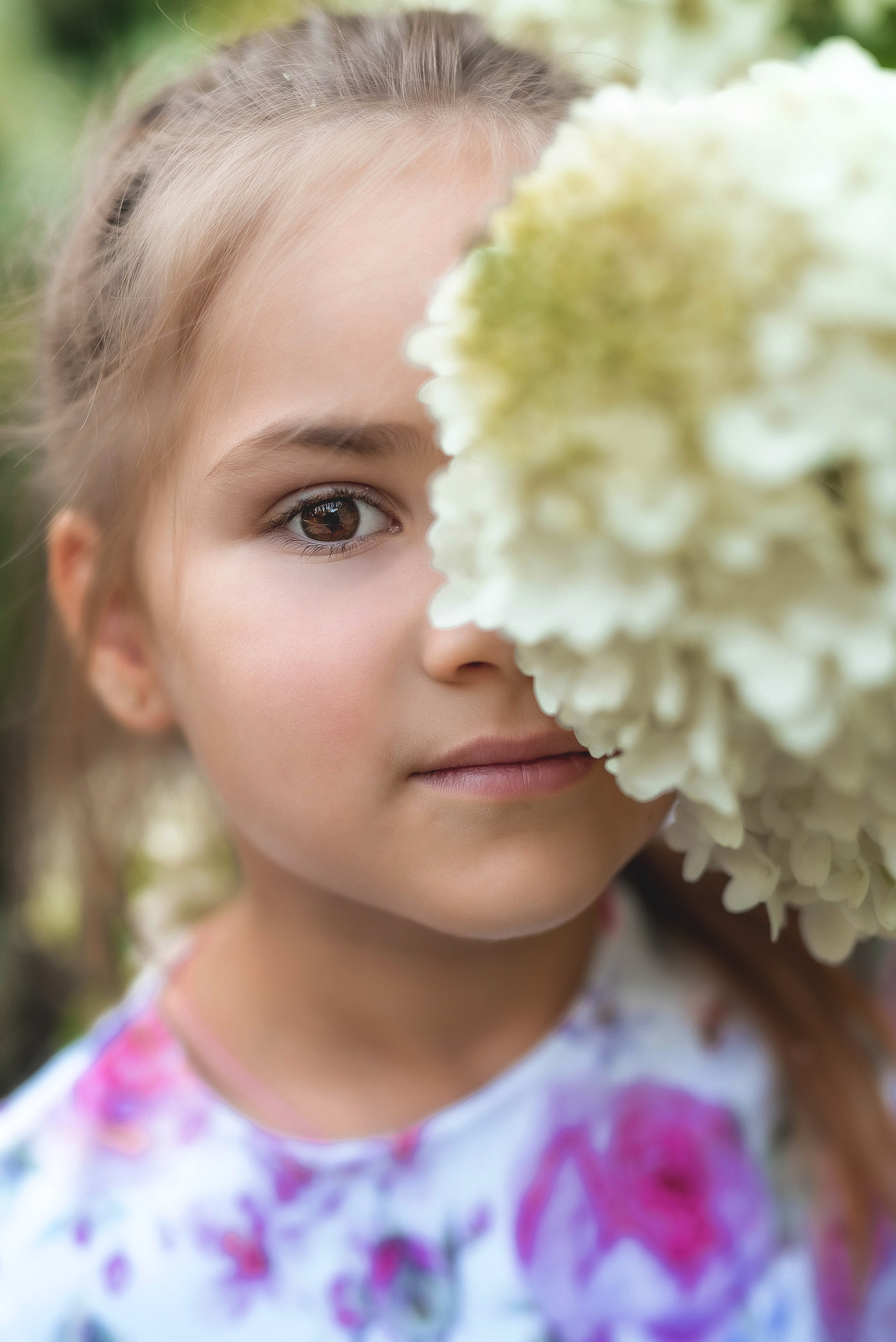 Фотосессия в гортензиях. Семейный, детский фотограф в Воронеже Анна Никитина