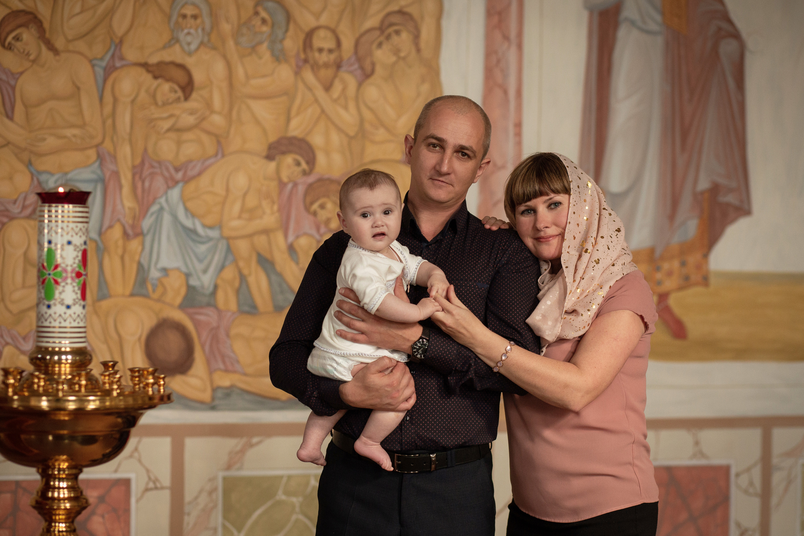 Крещение Ксюши г. Бор. Фотограф беременности и семейный фотограф в Нижнем Новгороде Мила Шелест