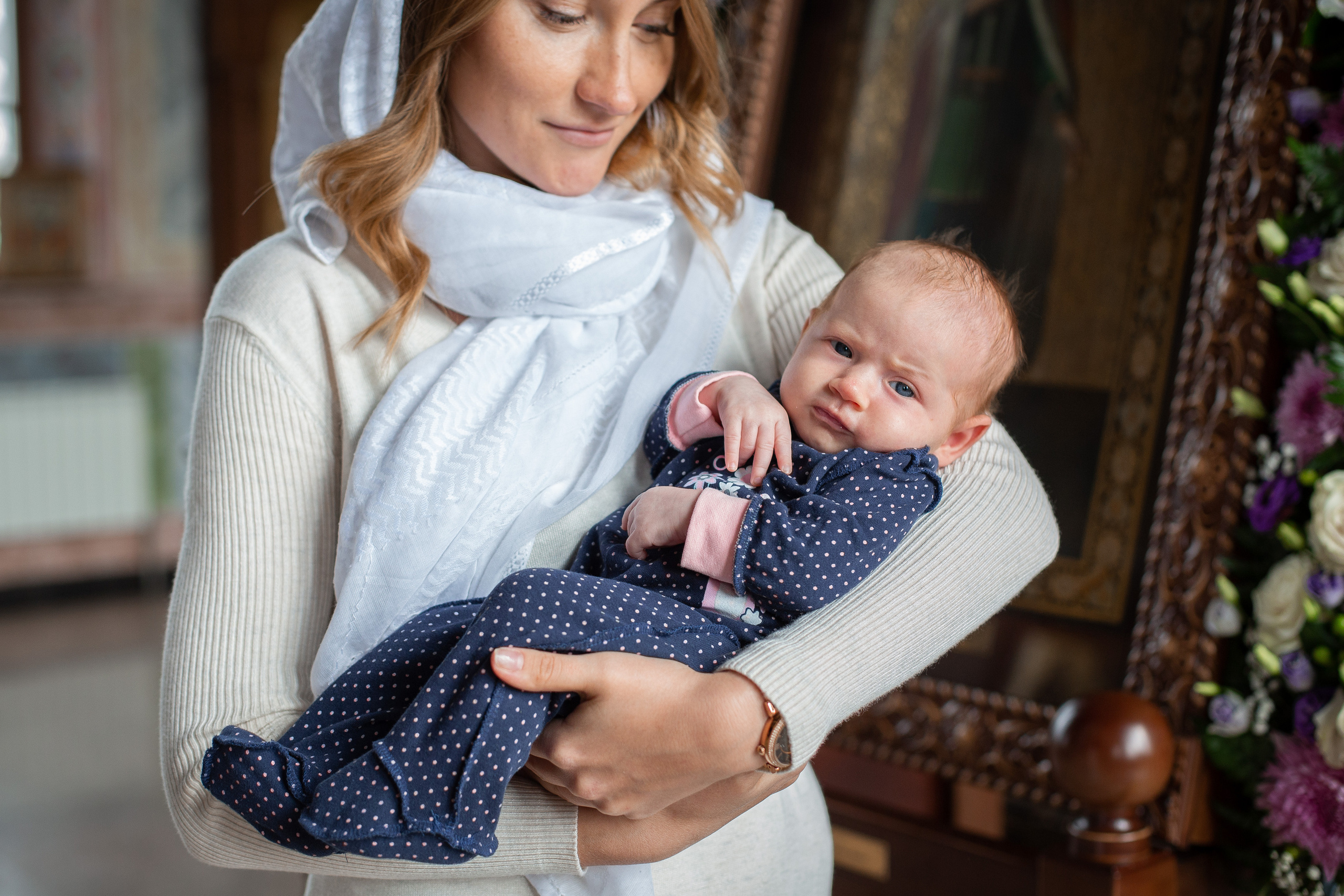 Крещение. Фотограф беременности и семейный фотограф в Нижнем Новгороде Мила Шелест