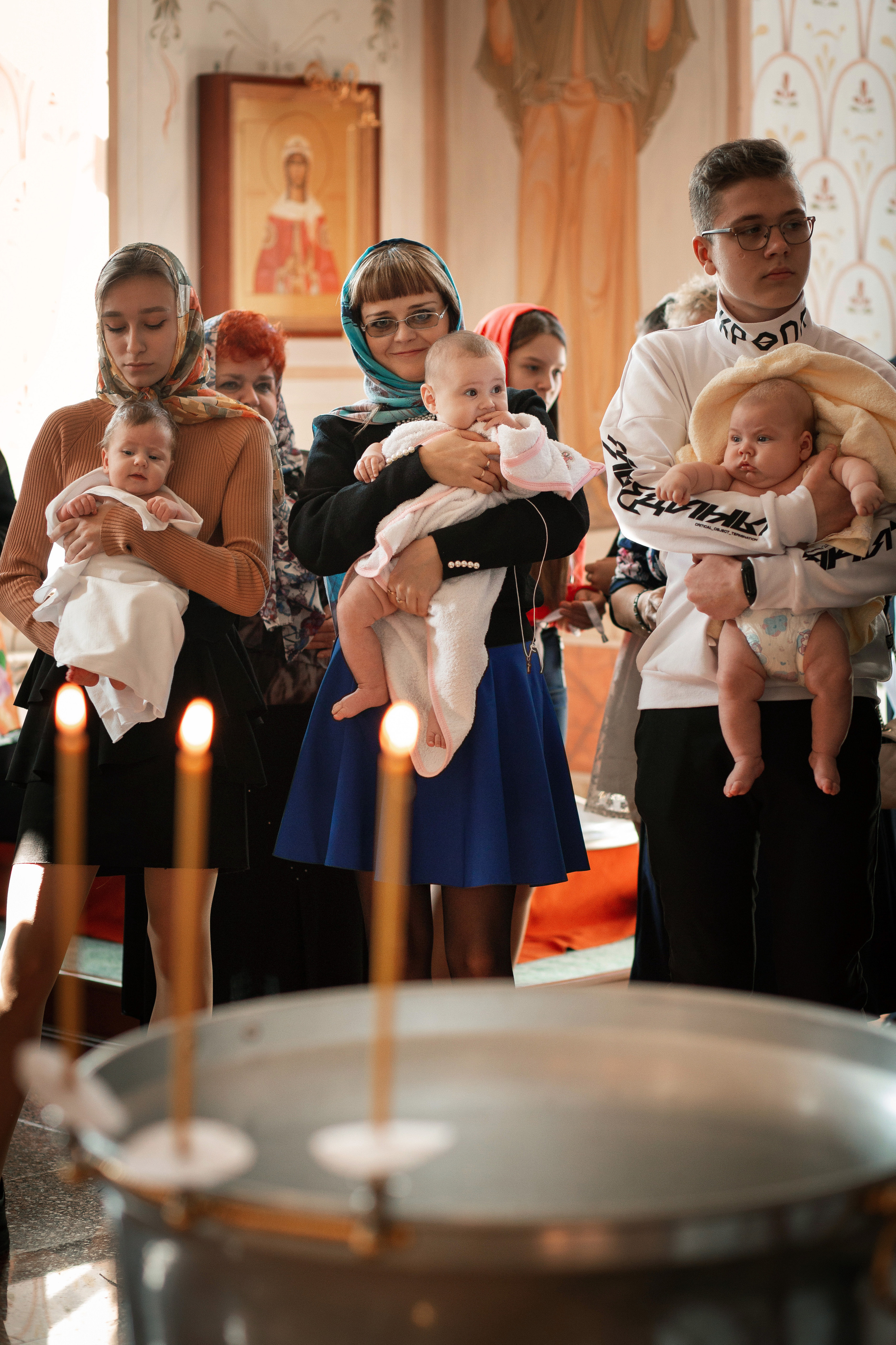 Крещение Ксюши г. Бор. Фотограф беременности и семейный фотограф в Нижнем Новгороде Мила Шелест