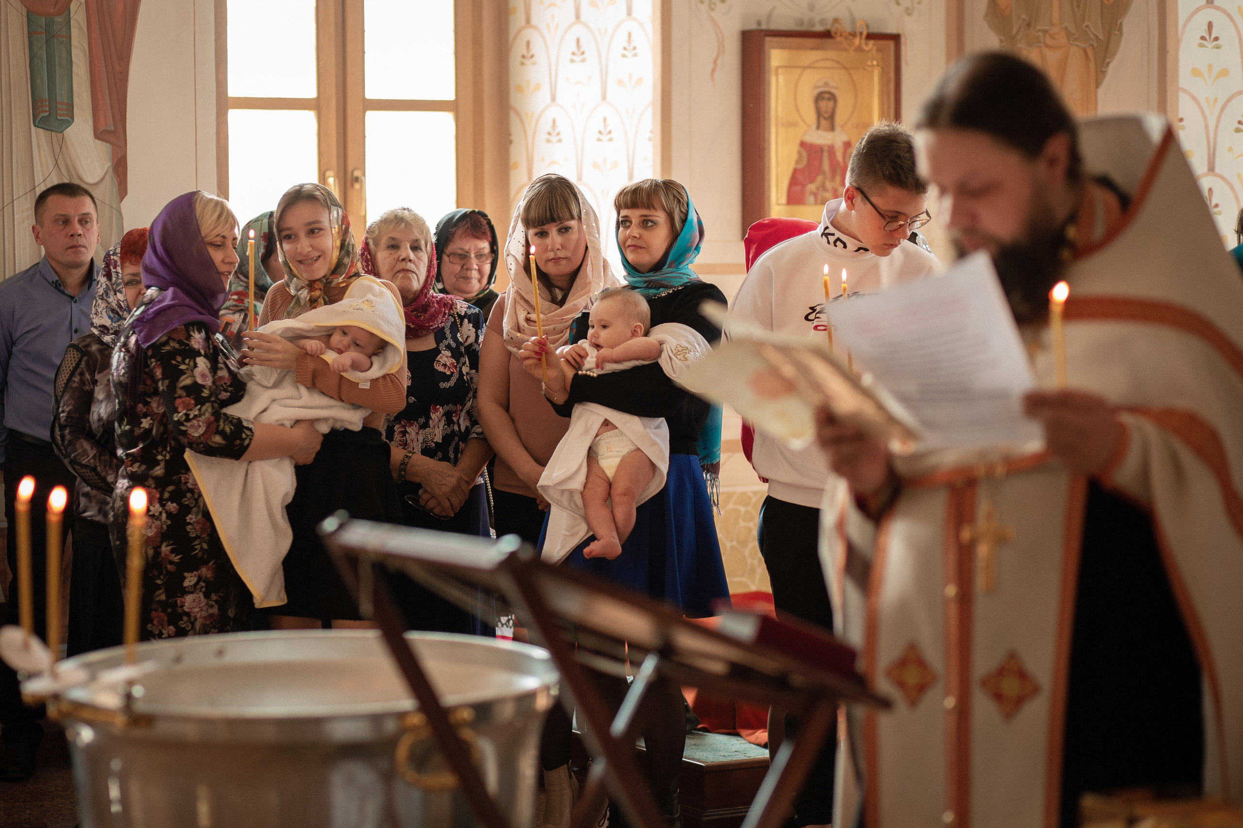 Крещение Ксюши г. Бор. Фотограф беременности и семейный фотограф в Нижнем Новгороде Мила Шелест
