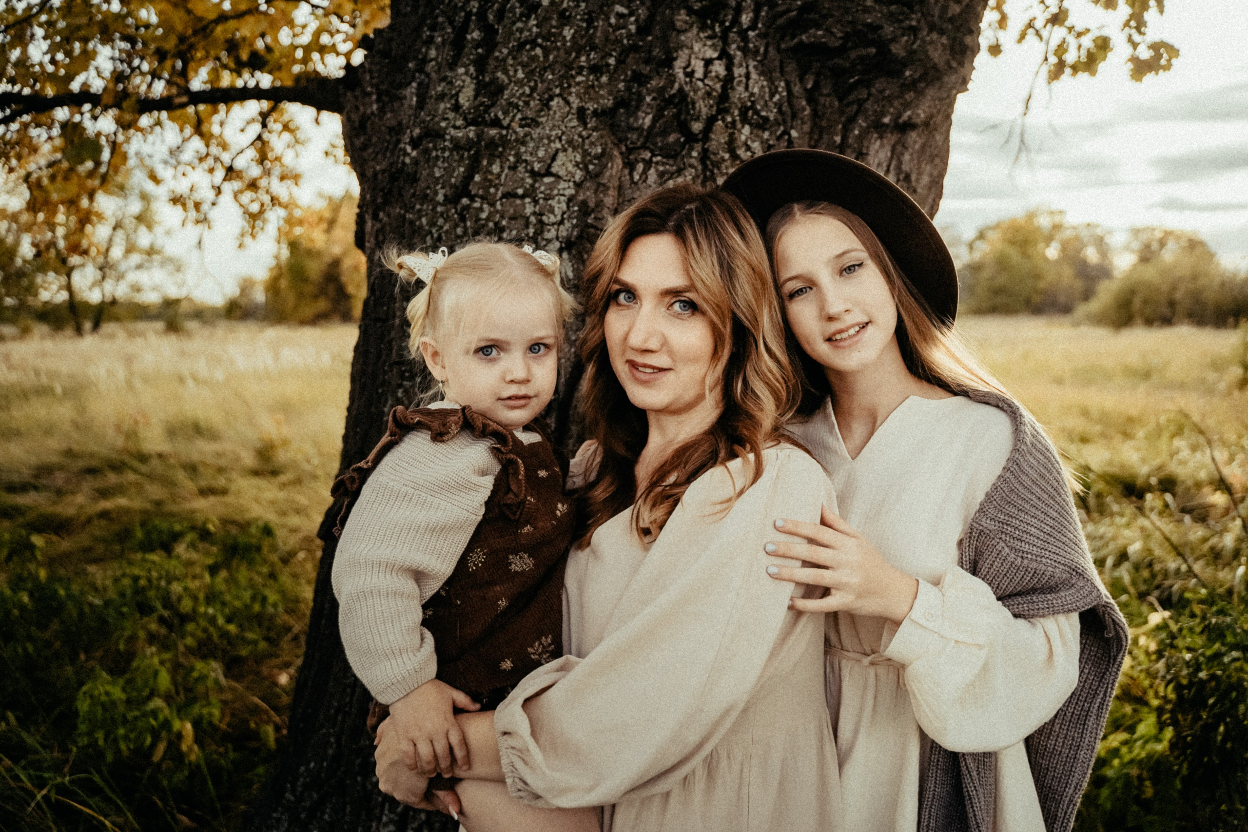 Семья на природе