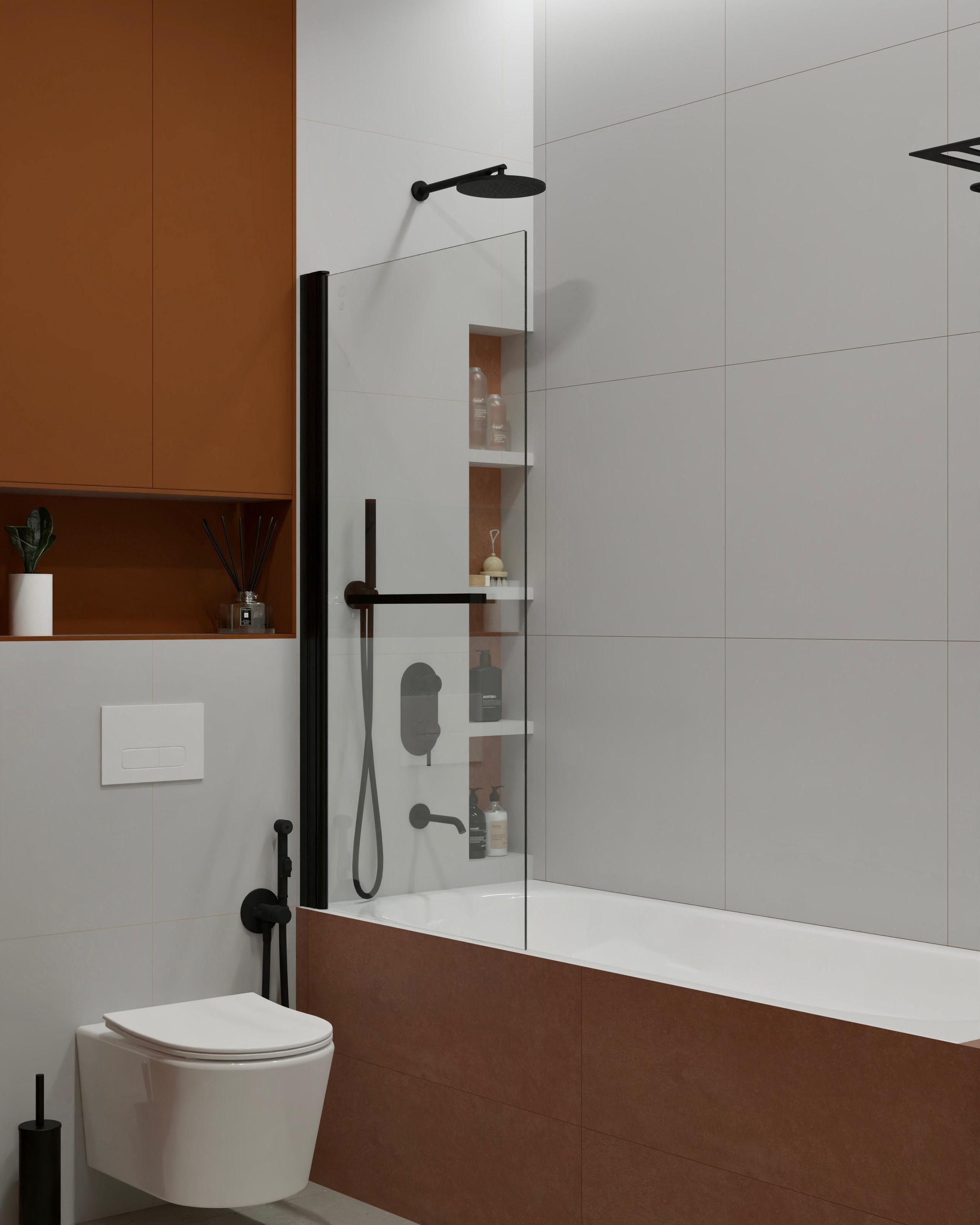 Ванная в студии (вариант I). DMDesign — студия дизайна интерьеров