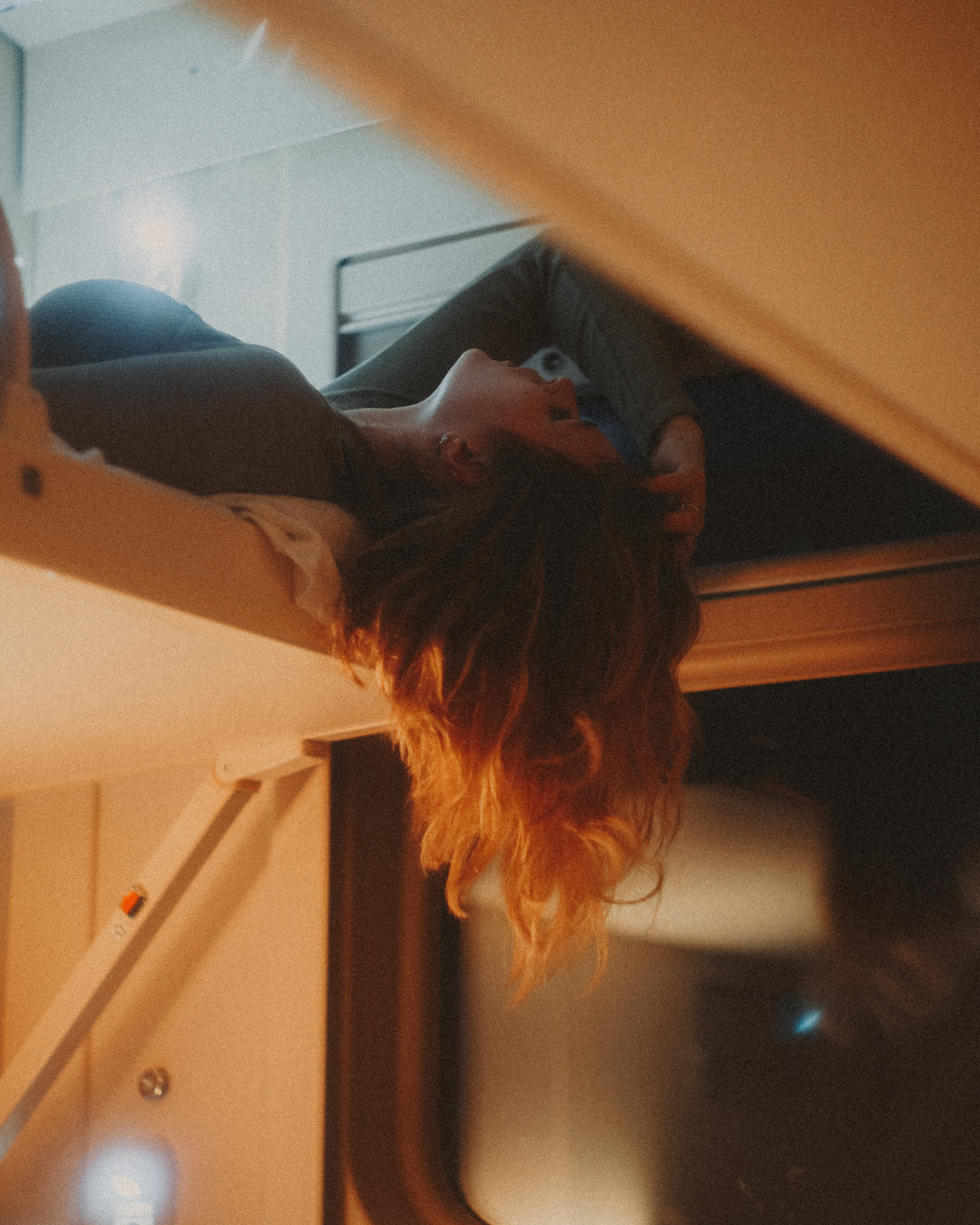 Фотосъёмка в поезде, автопортрет