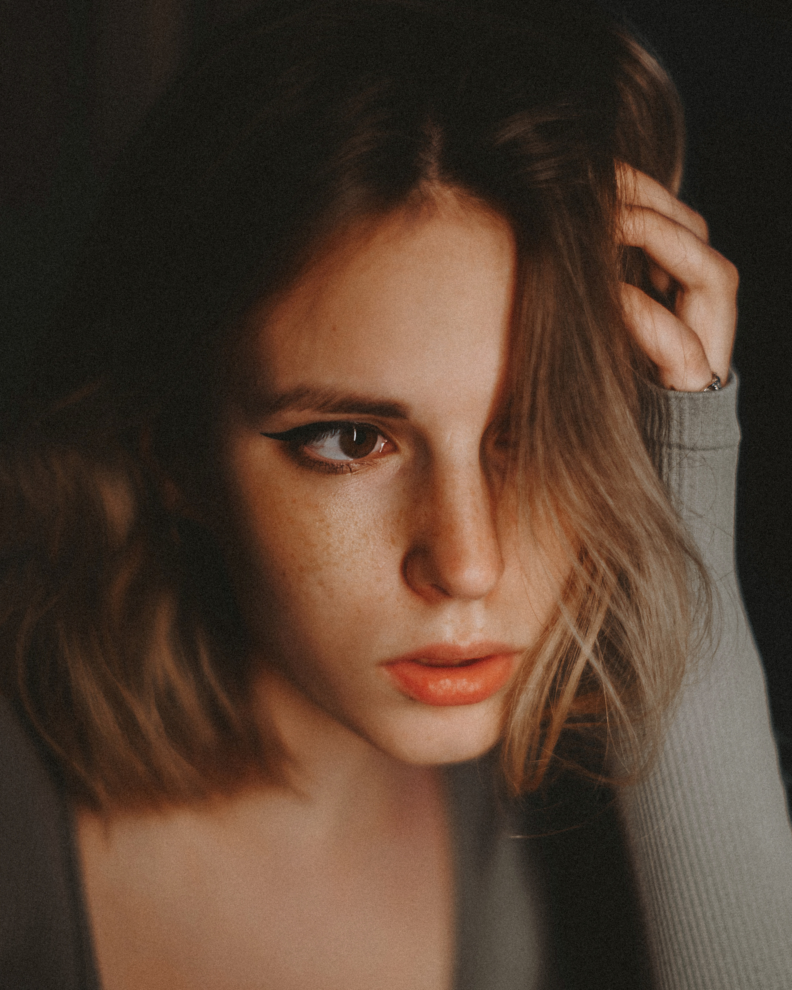 Фотосъёмка в поезде, автопортрет