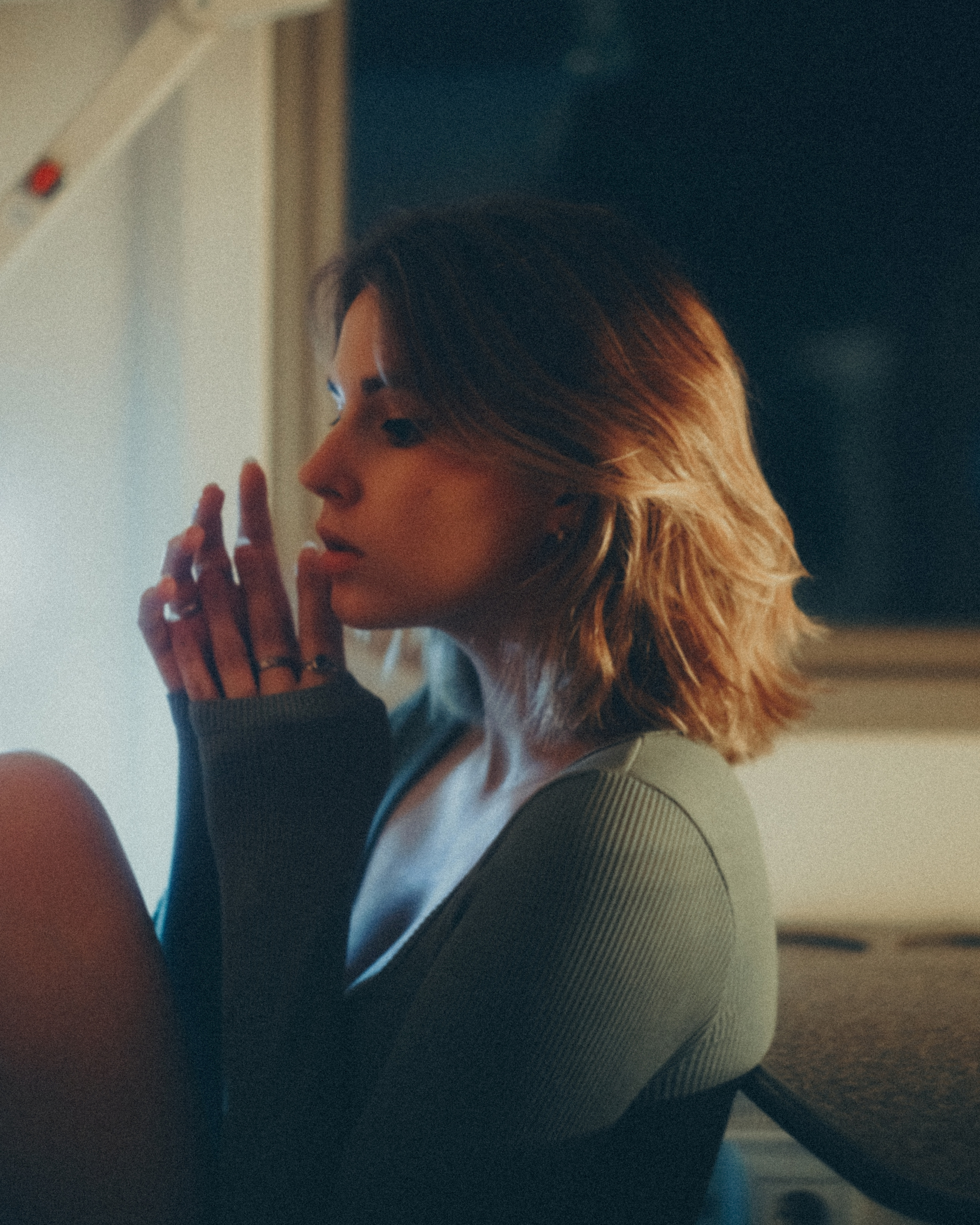 Фотосъёмка в поезде, автопортрет