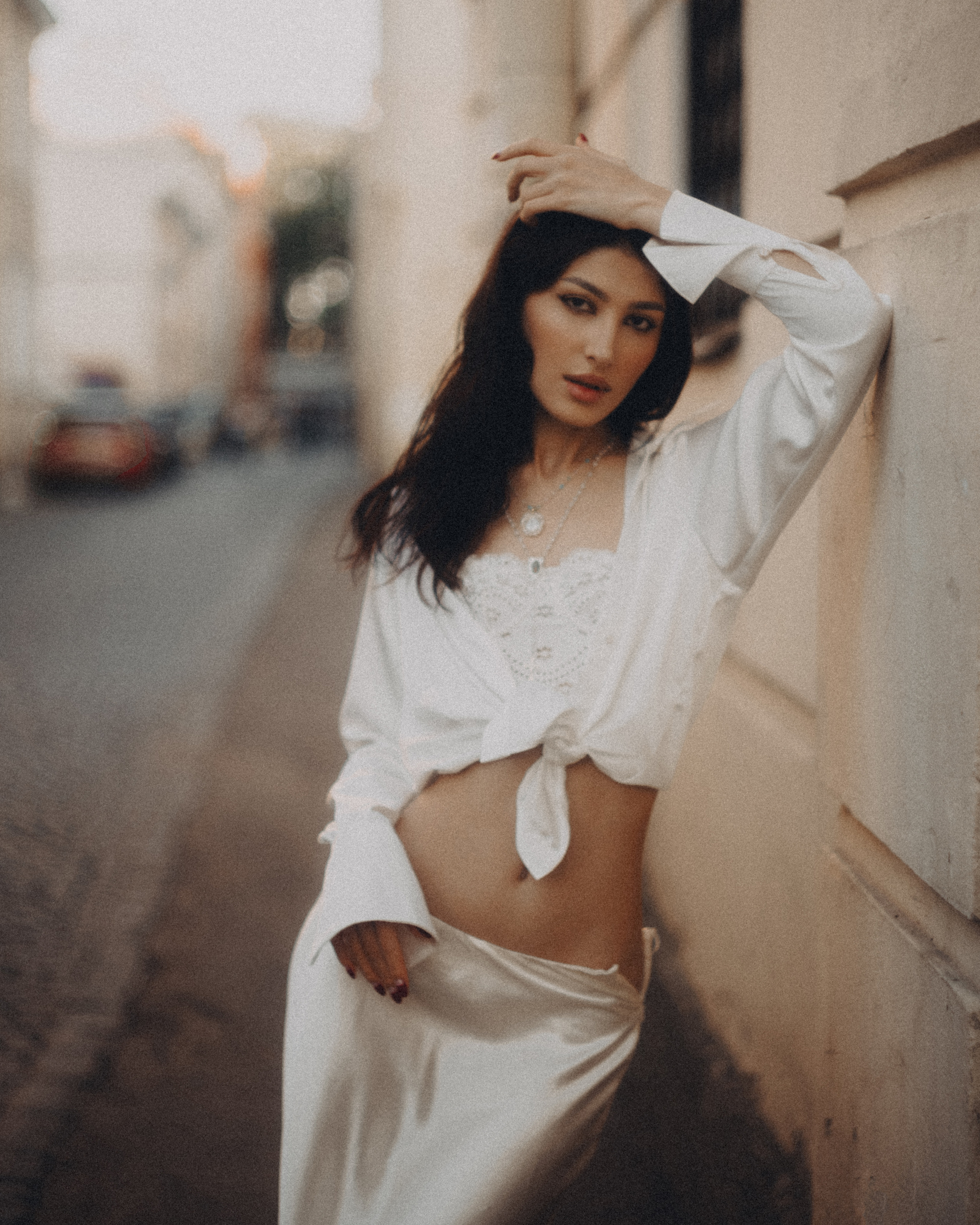 Съёмка на улице Репина в Санкт-Петербурге