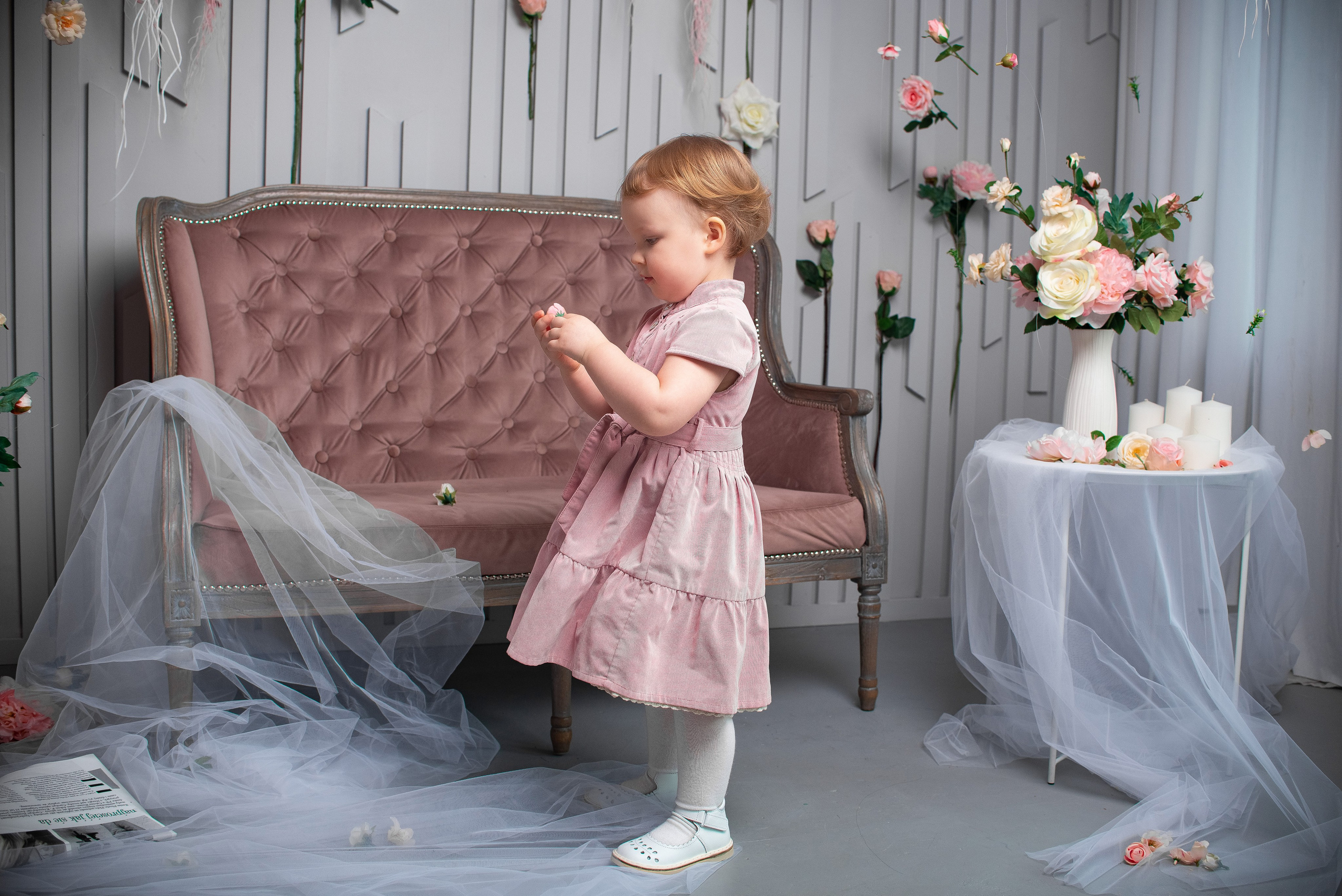 Мама+дочка в студии. Семейный фотограф на выписку из роддома и крещение Минск Настя Гришук