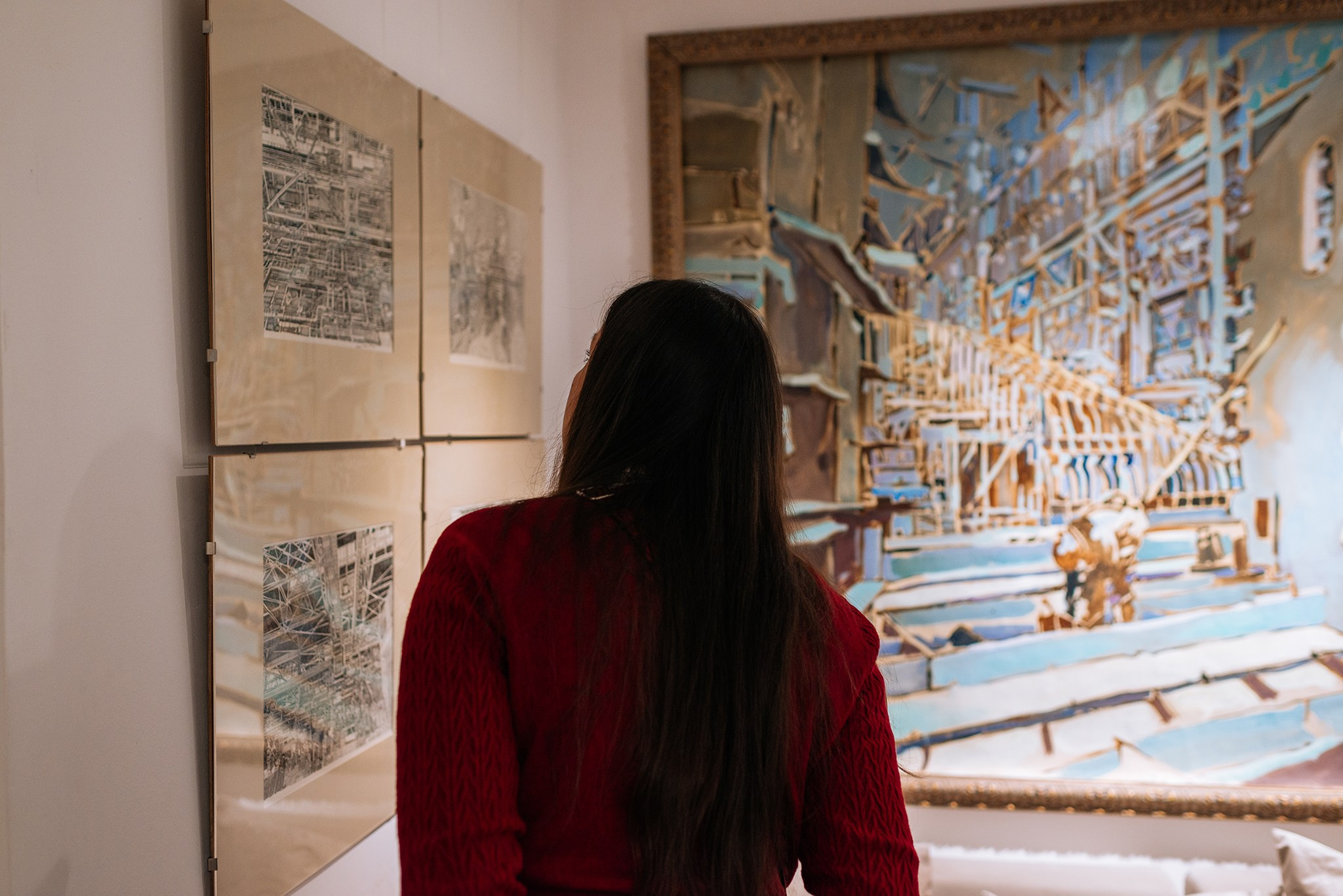 Экскурсия в галерею Зинаиды Юсовой. Декабрь 25. Репортажный фотограф в Санкт-Петербурге Анастасия Клёпова