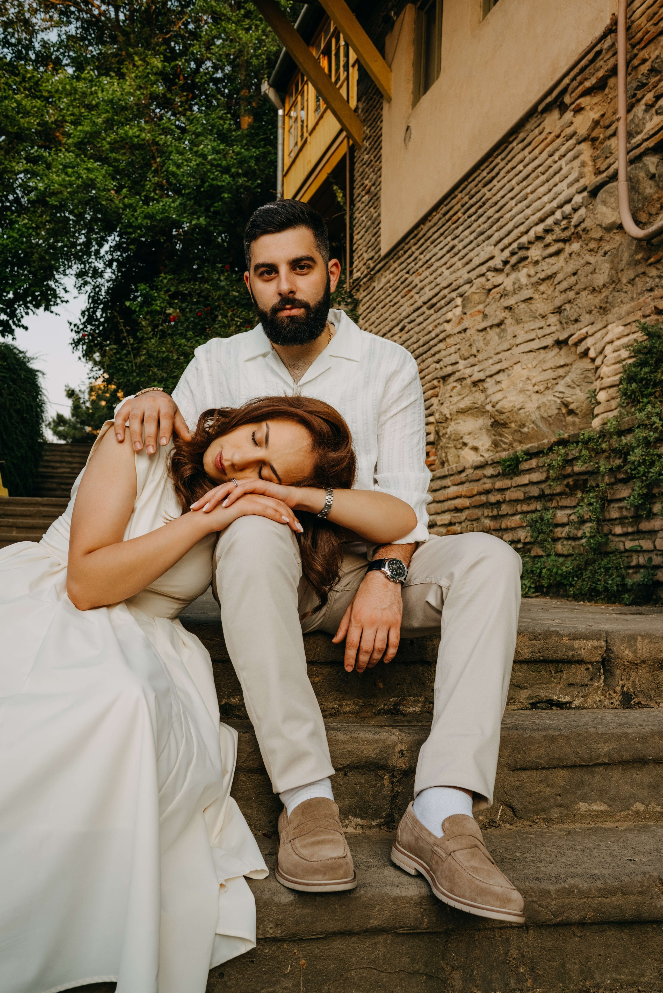 Летняя прогулка по старому городу. Портретный и свадебный фотограф в Тбилиси • xeniqo
