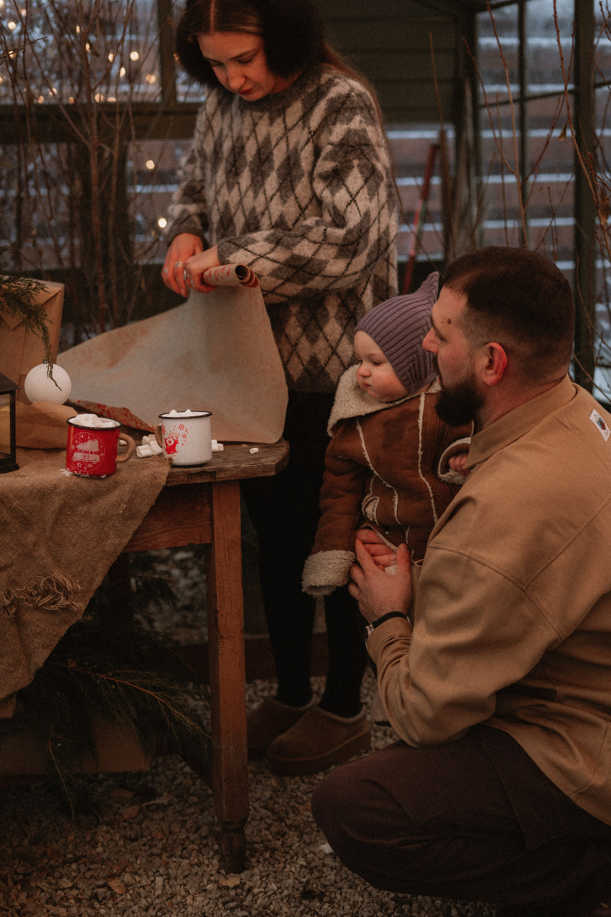 Новый год на даче. Семейный фотограф в Челябинске Юлия Короткова