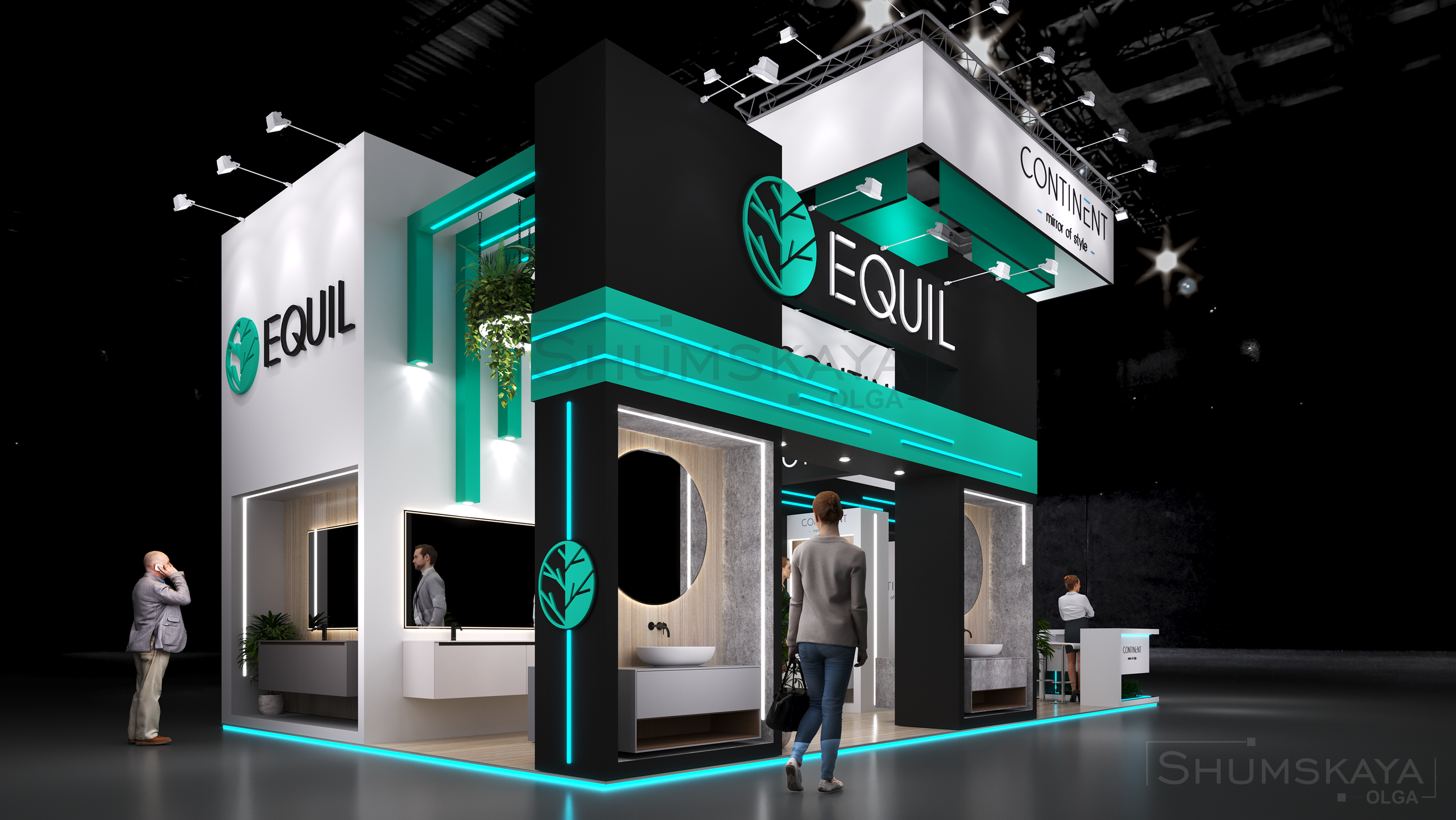 ДИЗАЙН ВЫСТАВОЧНОГО СТЕНДА CONTINENT. Выставочные стенды. Студия интерьера