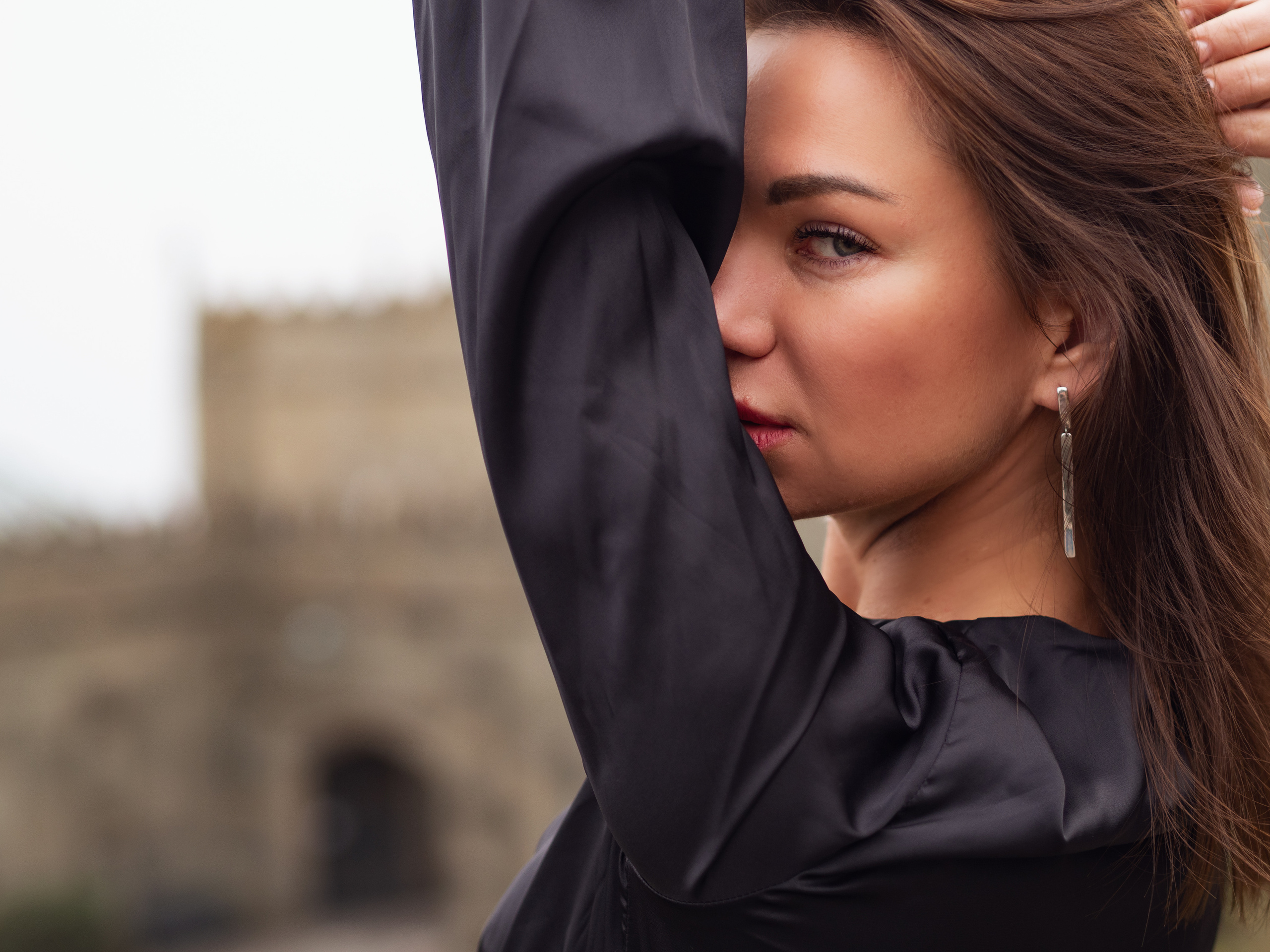 Черное платье для фотосессий. Фотограф в Крыму Лебедева Александра