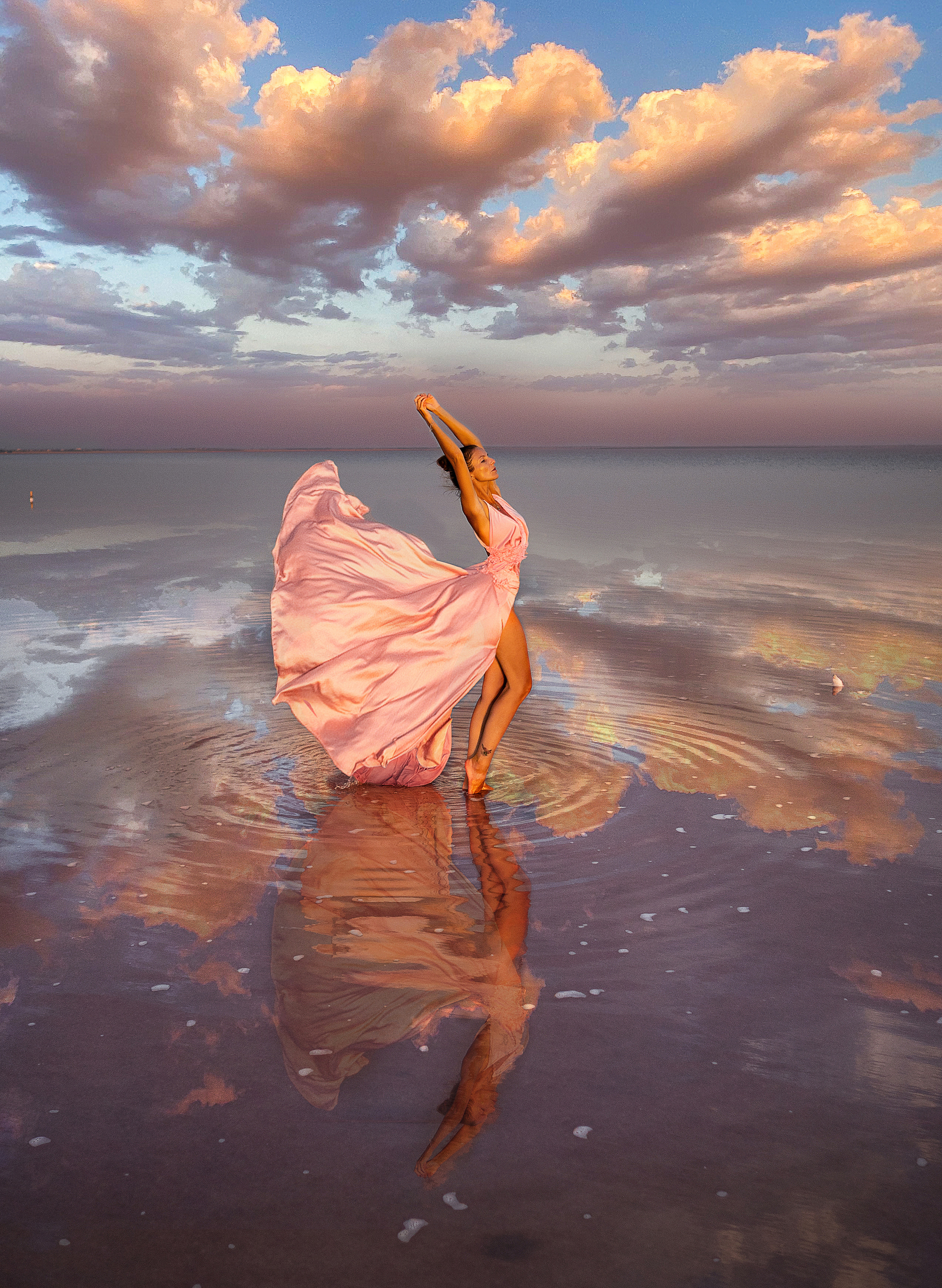 Розовое озеро Сасык-Сиваш (Евпатория). Фотограф в Крыму Лебедева Александра