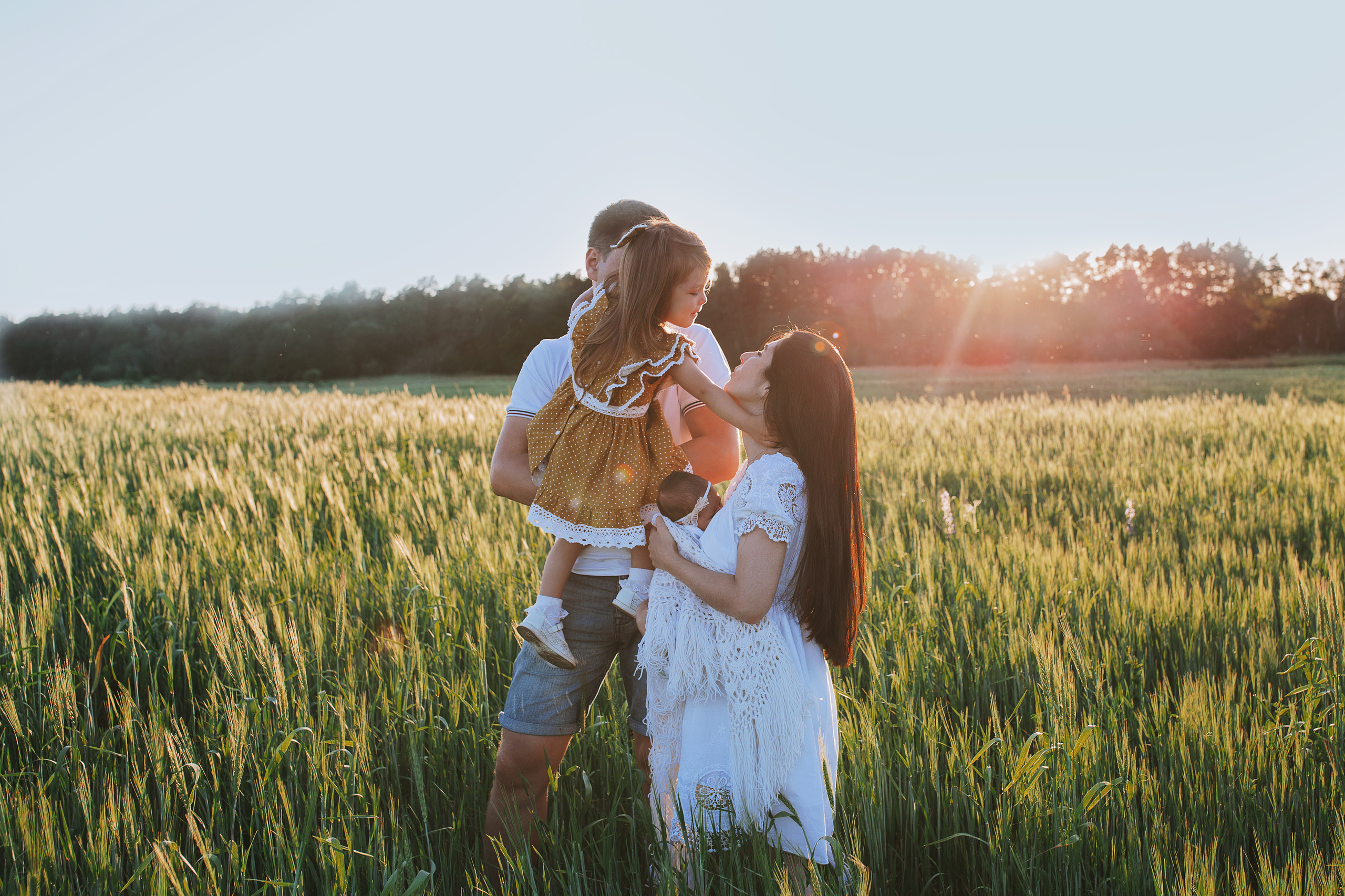 Семейная съёмка на природе