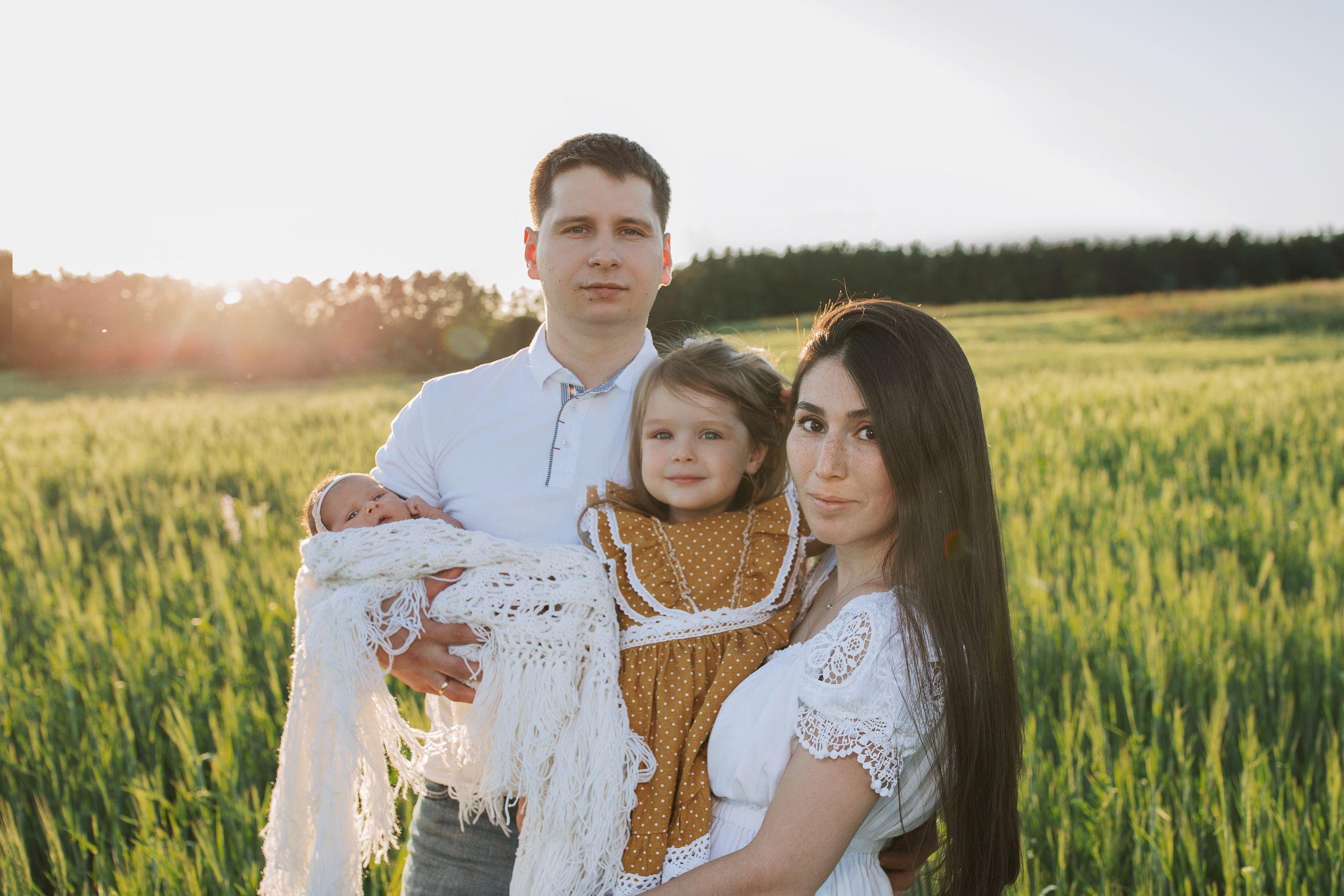 Семейная съёмка на природе