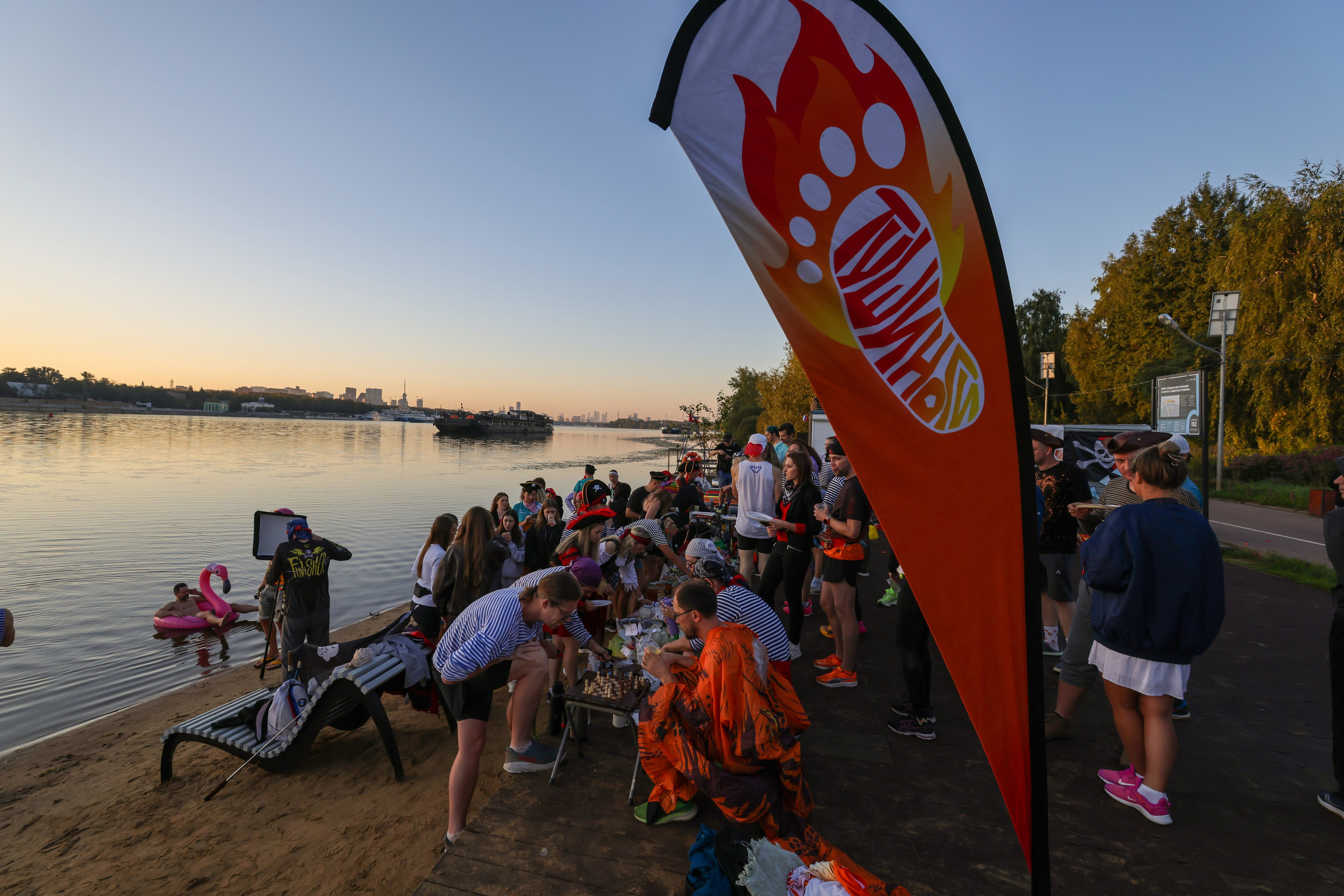 Утренний рассвет с Тушиноги, 31.08.25. Фотограф Сергей Ловкий