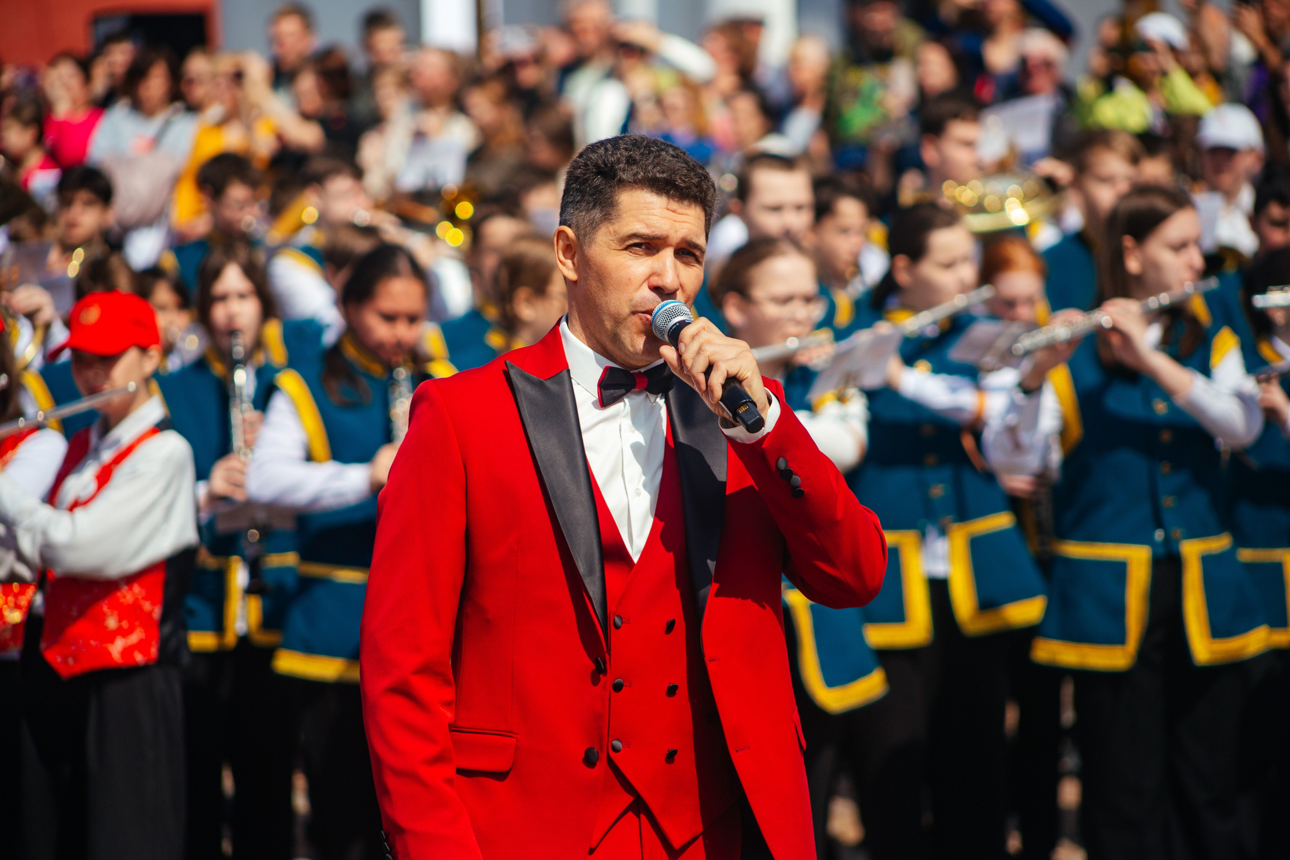Парад детских духовых оркестров. Семейный фотограф Любовь Саркеева