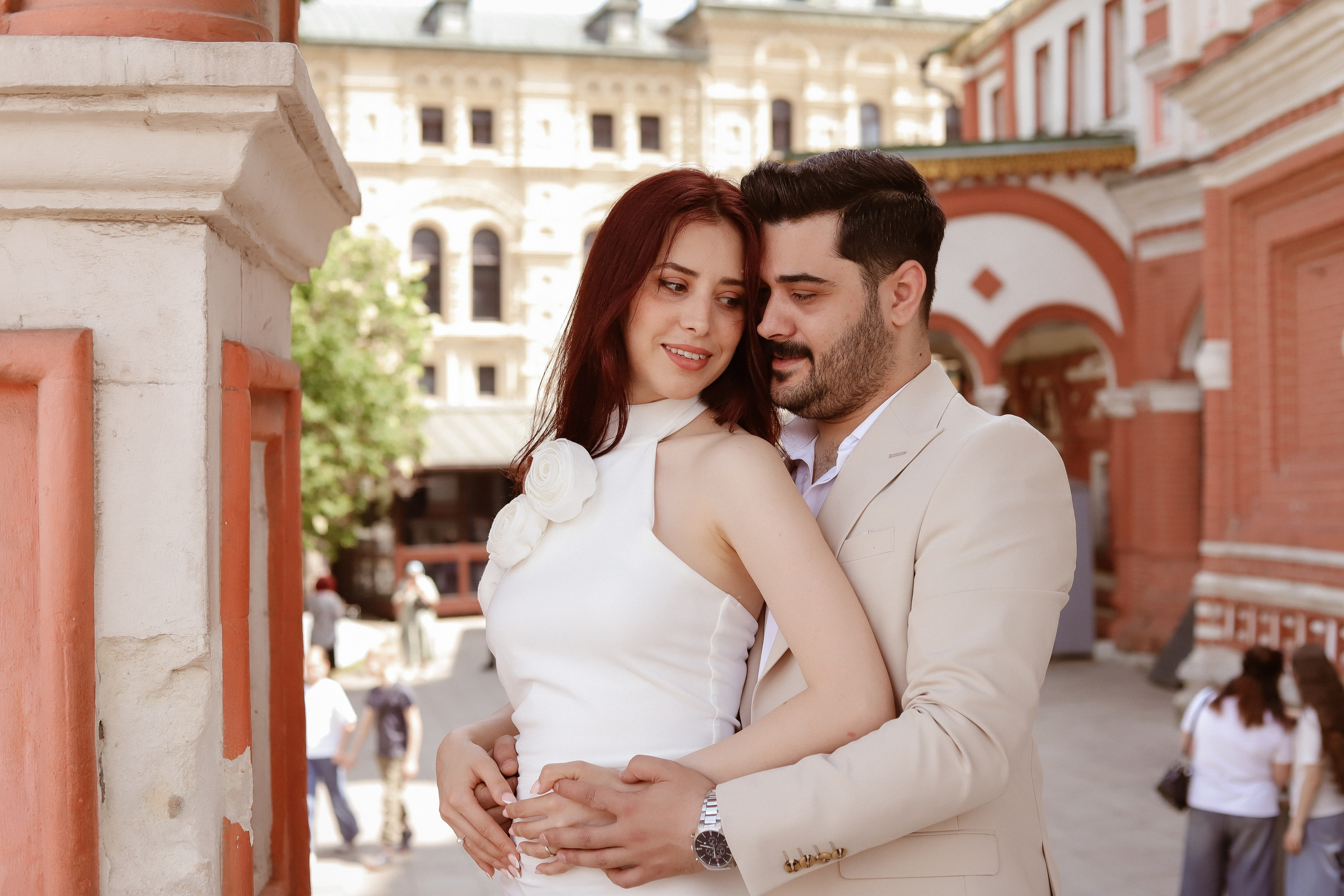 Красная площадь Хатидже и Хакан. Детский и семейный фотограф в Москве