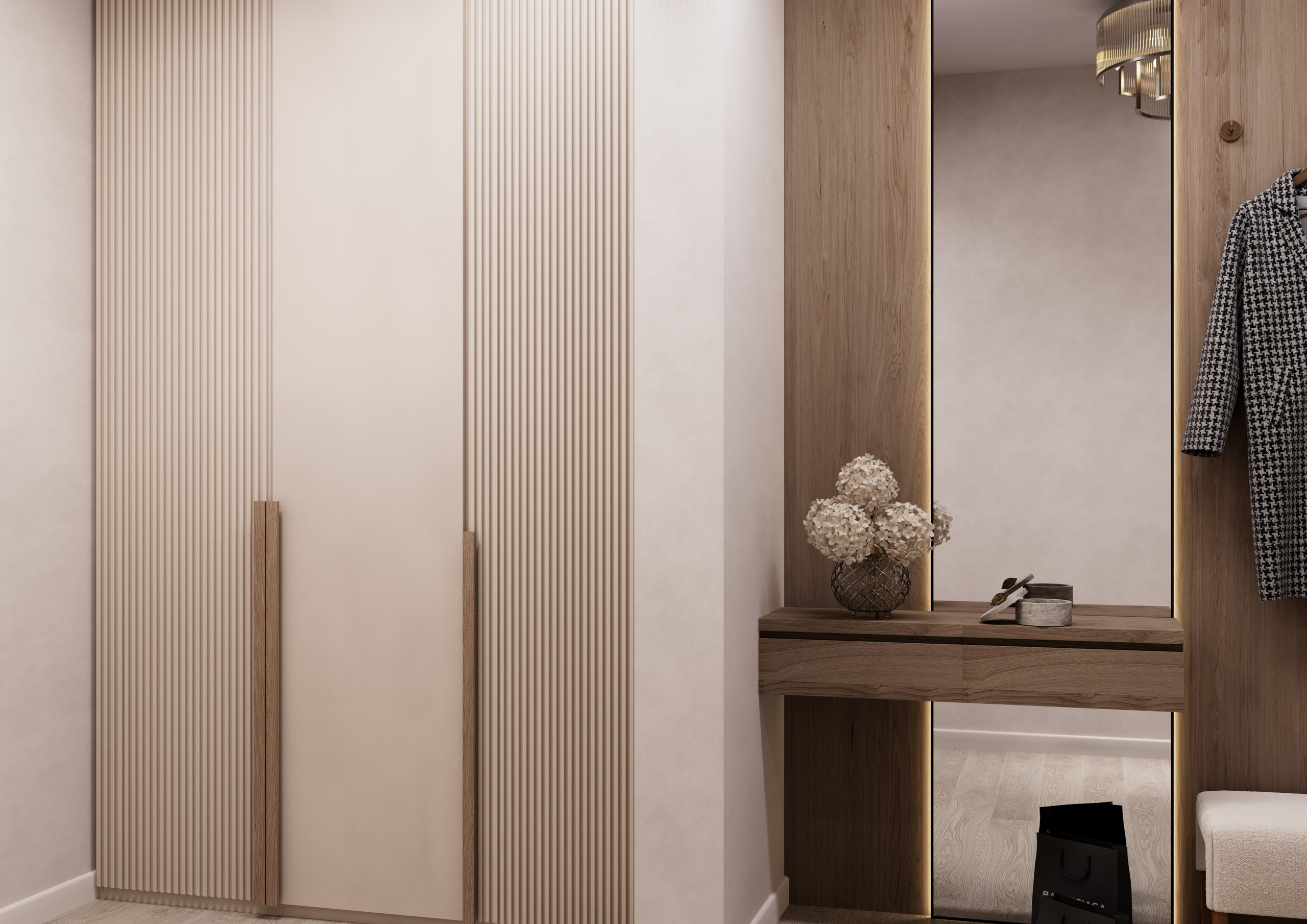 Просторная стильная двушка г. Краснодар. Батракова Наталья дизайнер интерьеров Санкт-Петербург Москва Архангель