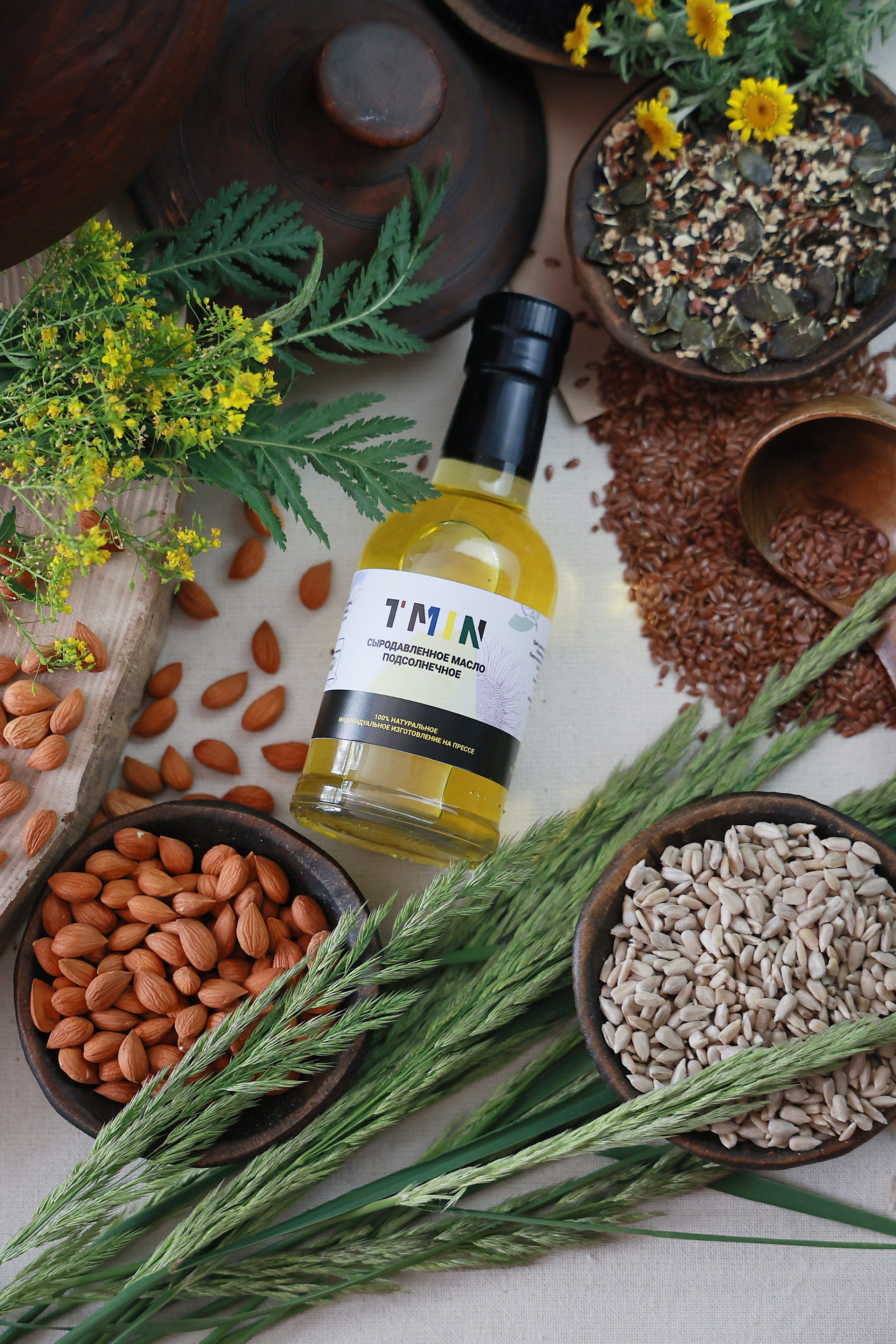 Масла холодного отжима «Tmin». Фотограф, видеограф