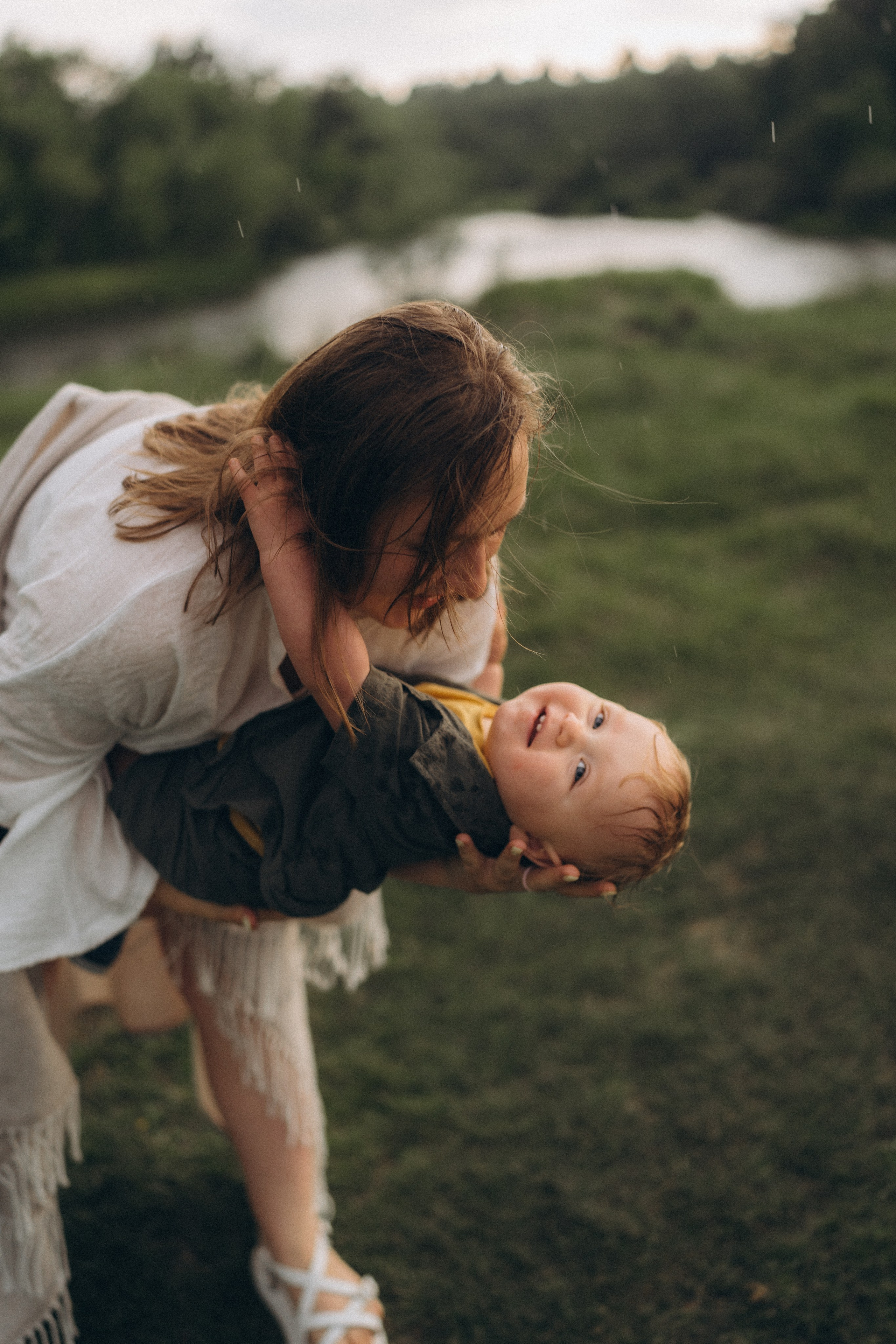Первый год и первый дождь. Семейный фотограф в Ангарске/ Иркутске