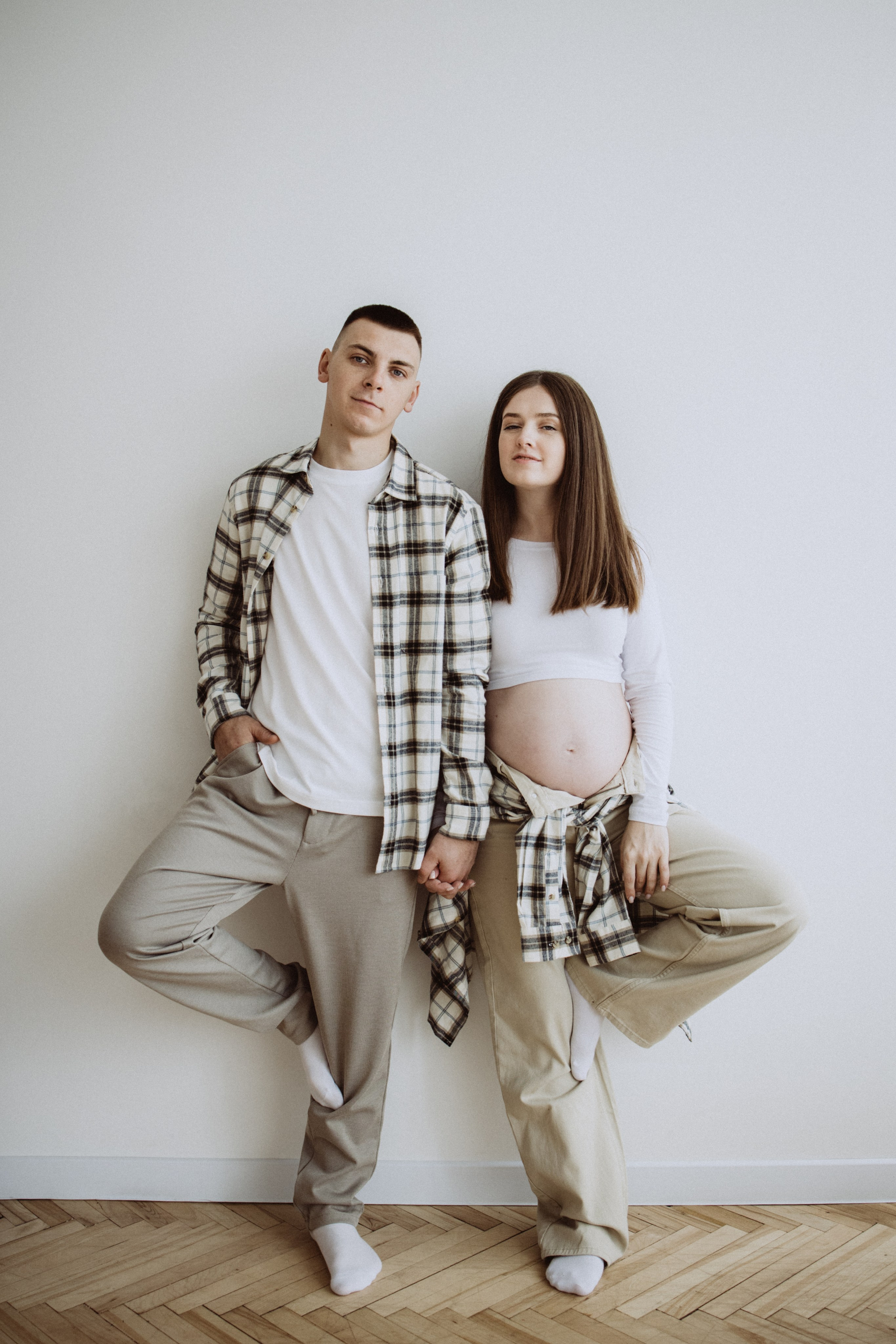 Фотосессия беременности в студии. Семейный фотограф в Минске — Алина Тиханович