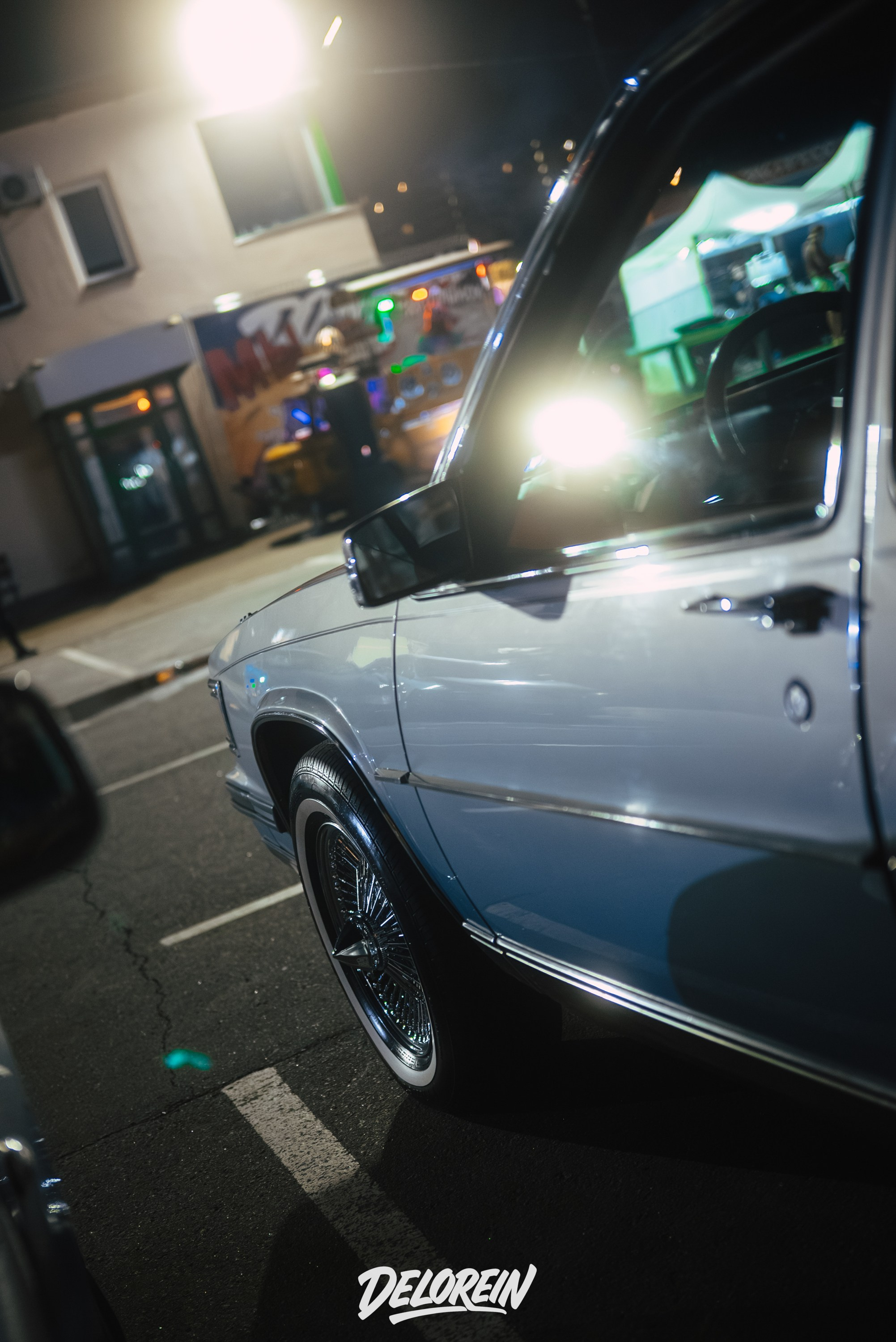 Cadillac Fleetwood небесно голубой. DeLorein