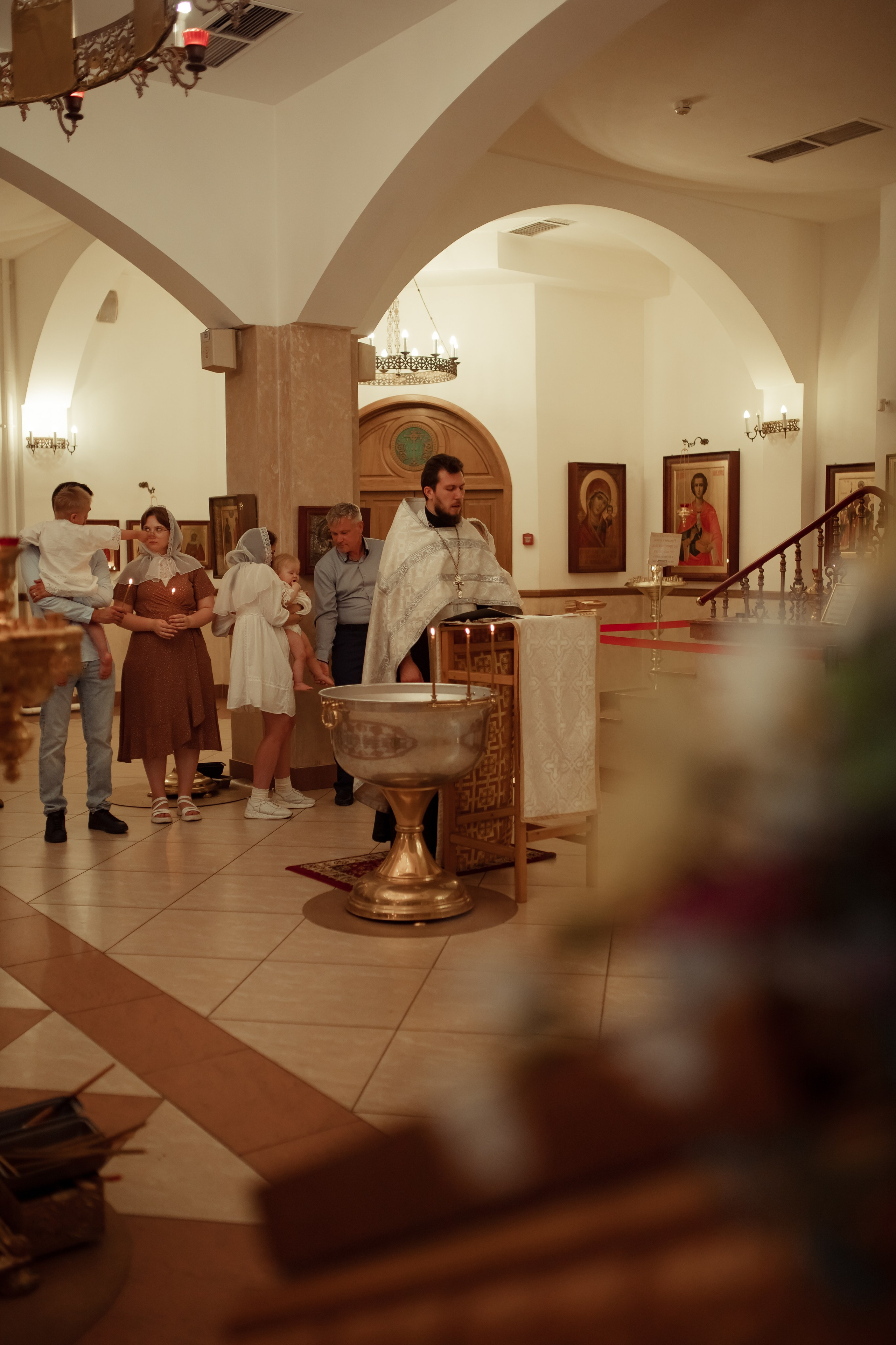 Крещение Анастасии. Семейный и детский фотограф в Москве Дорогова Екатерина