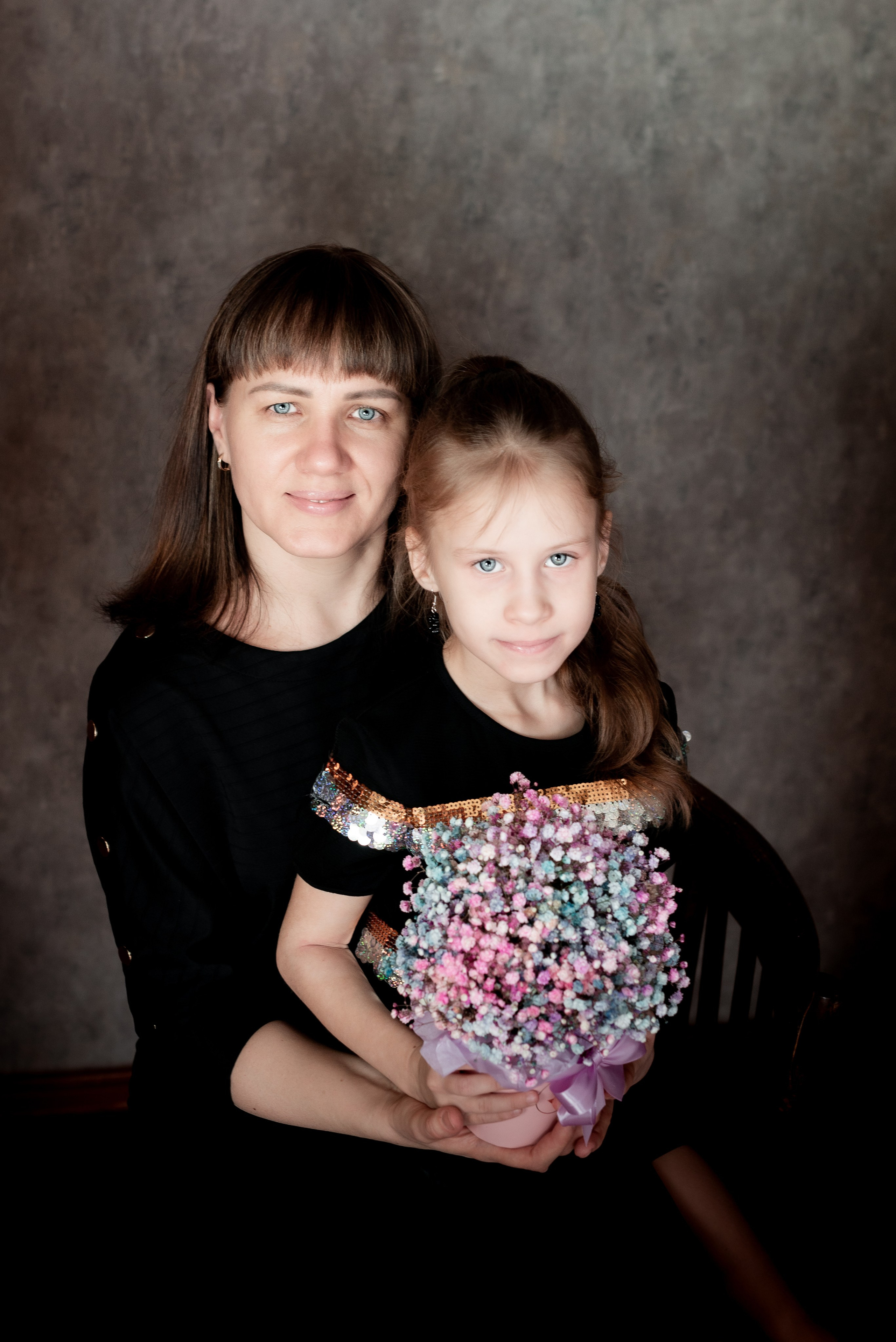 Съёмка мамы и дочери