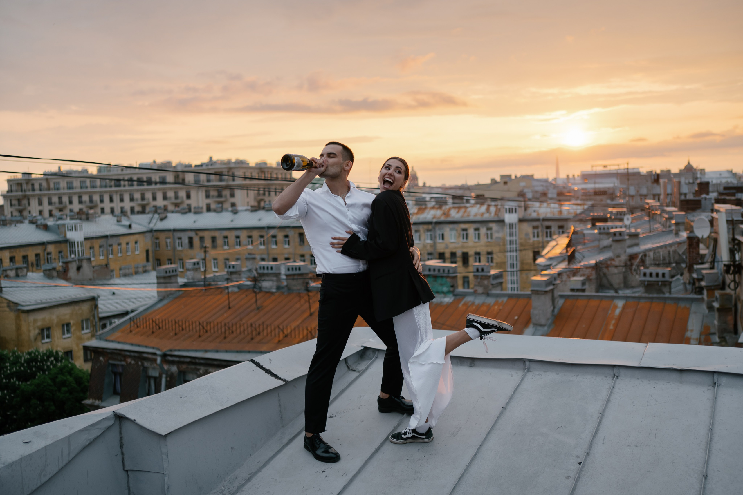 На крышах Питера. Семейный и свадебный фотограф в Красногорске Анастасия Тихонова