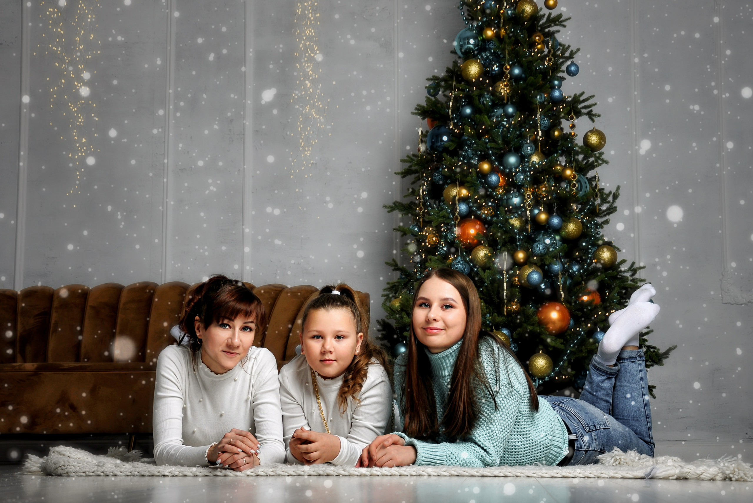 Новогодние съёмки в студиях. Семейный и свадебный фотограф Галина Абакумова, фотосессии в Белгороде