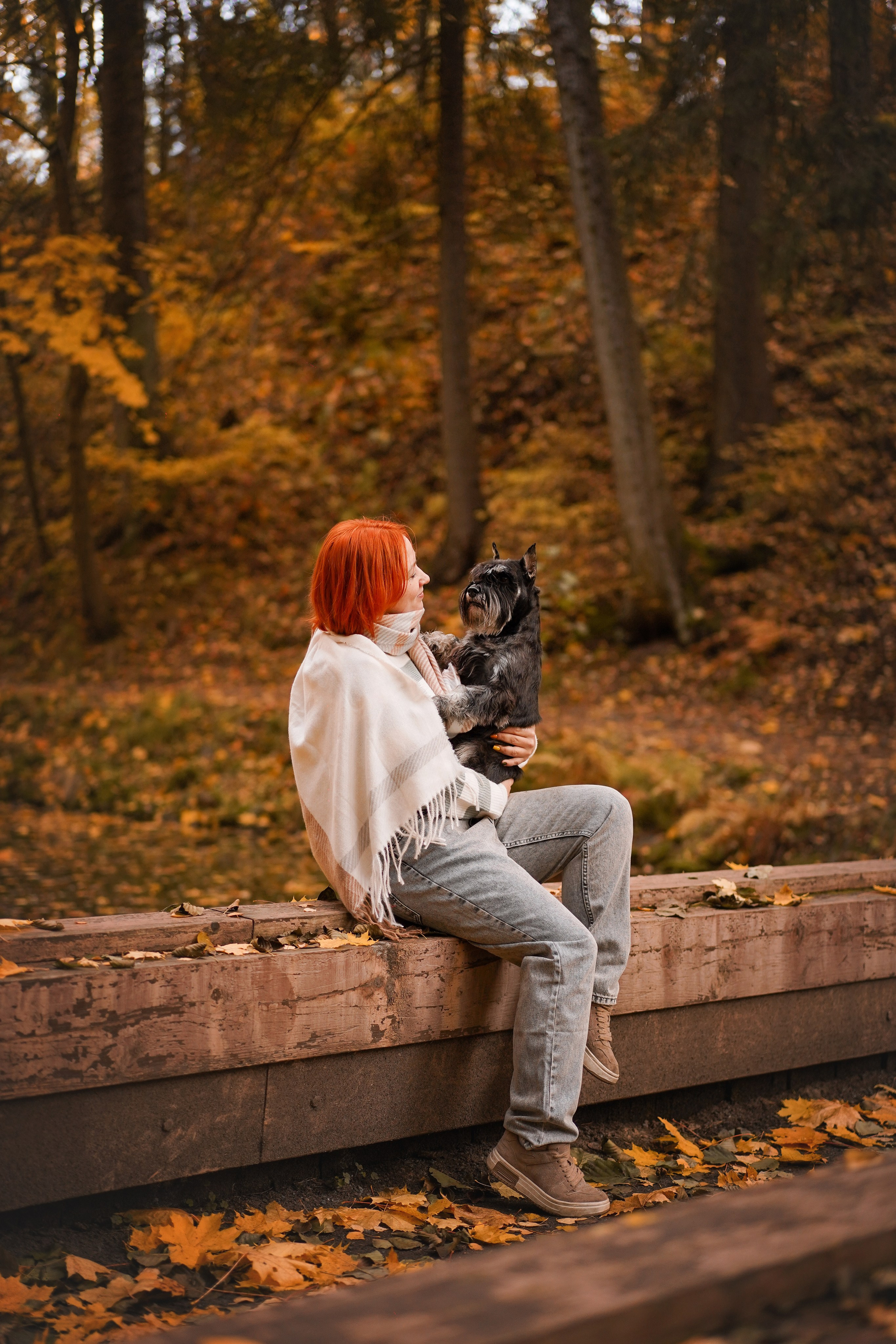 Оля Миша и шнауцеры. Фотограф-анималист в Санкт-Петербурге Яна Мартынова