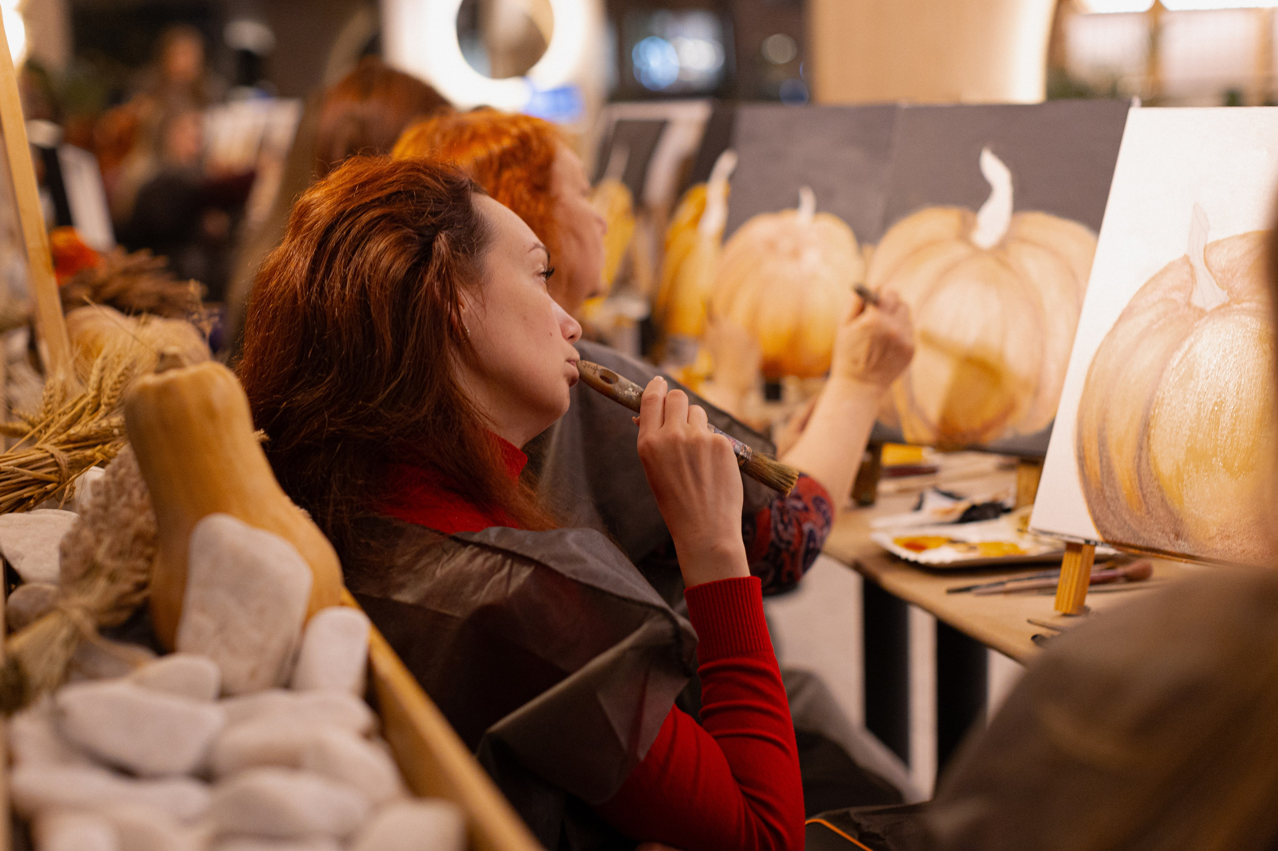 МК Тыква в кафе Здрасте. Анастасия Ракчеева Художник