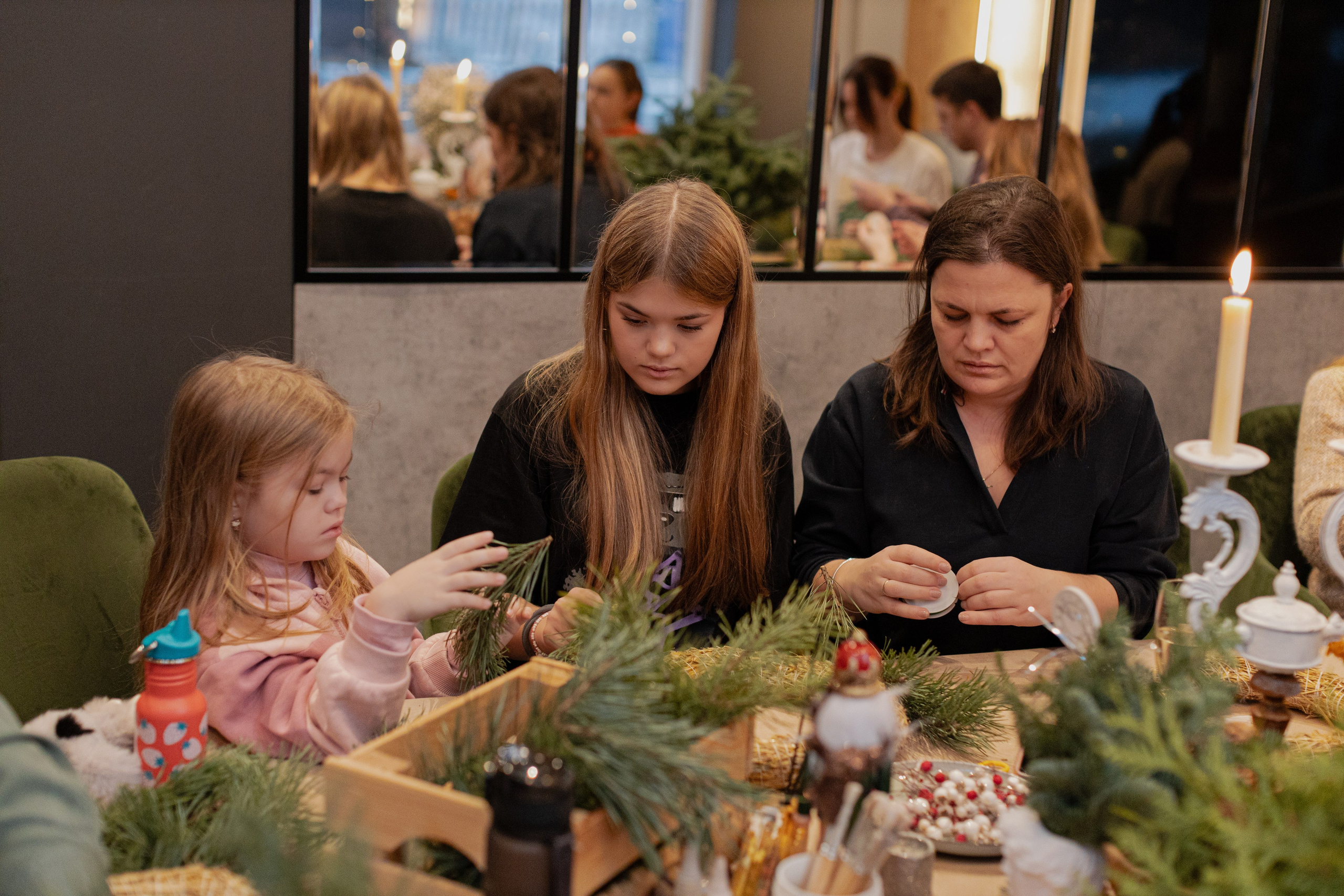 Мк Новогодний Венок. Анастасия Ракчеева Художник