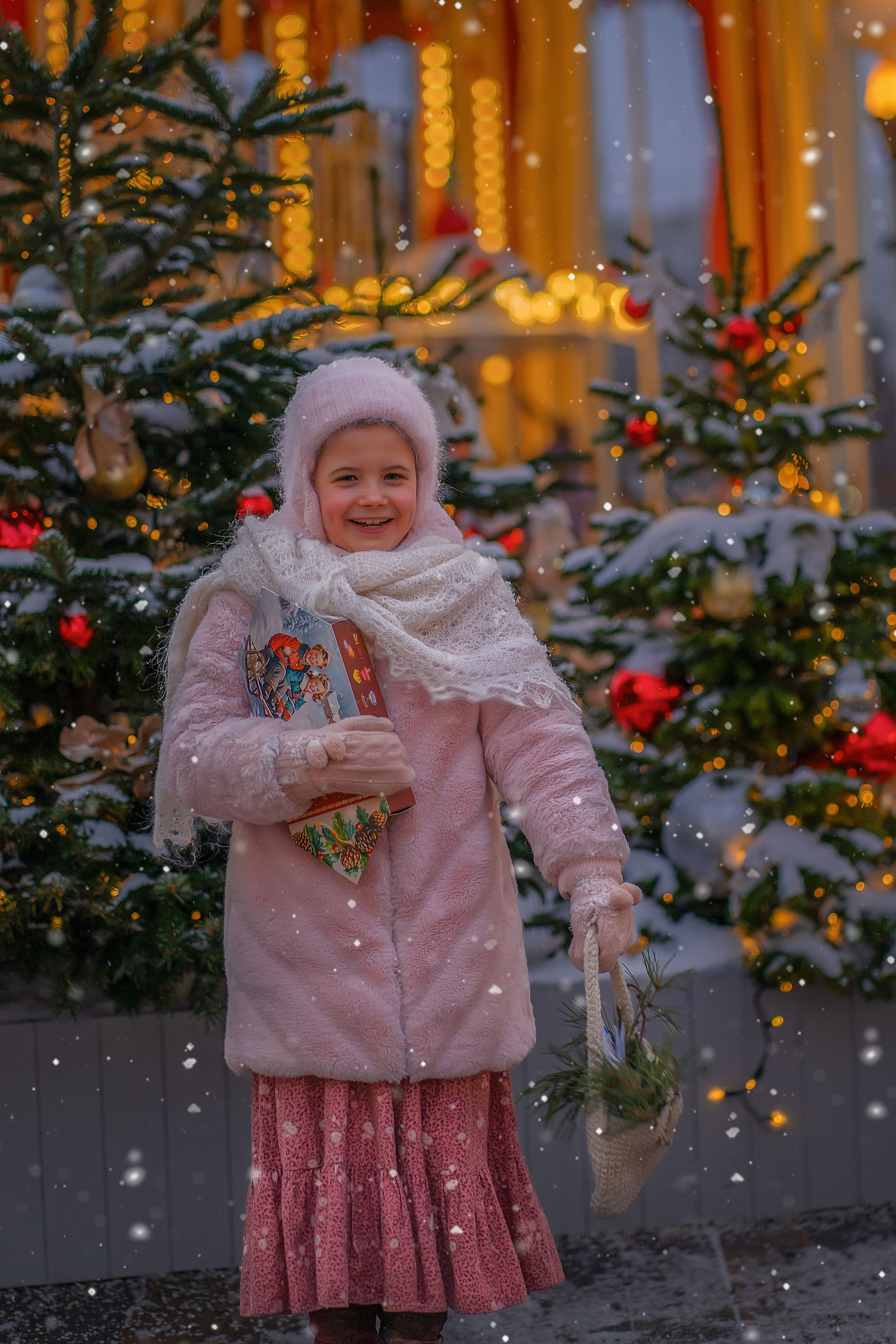 Детские новогодние и рождественские фотоистории. Детский и семейный фотограф в Москве и Подмосковье Настя Наумова