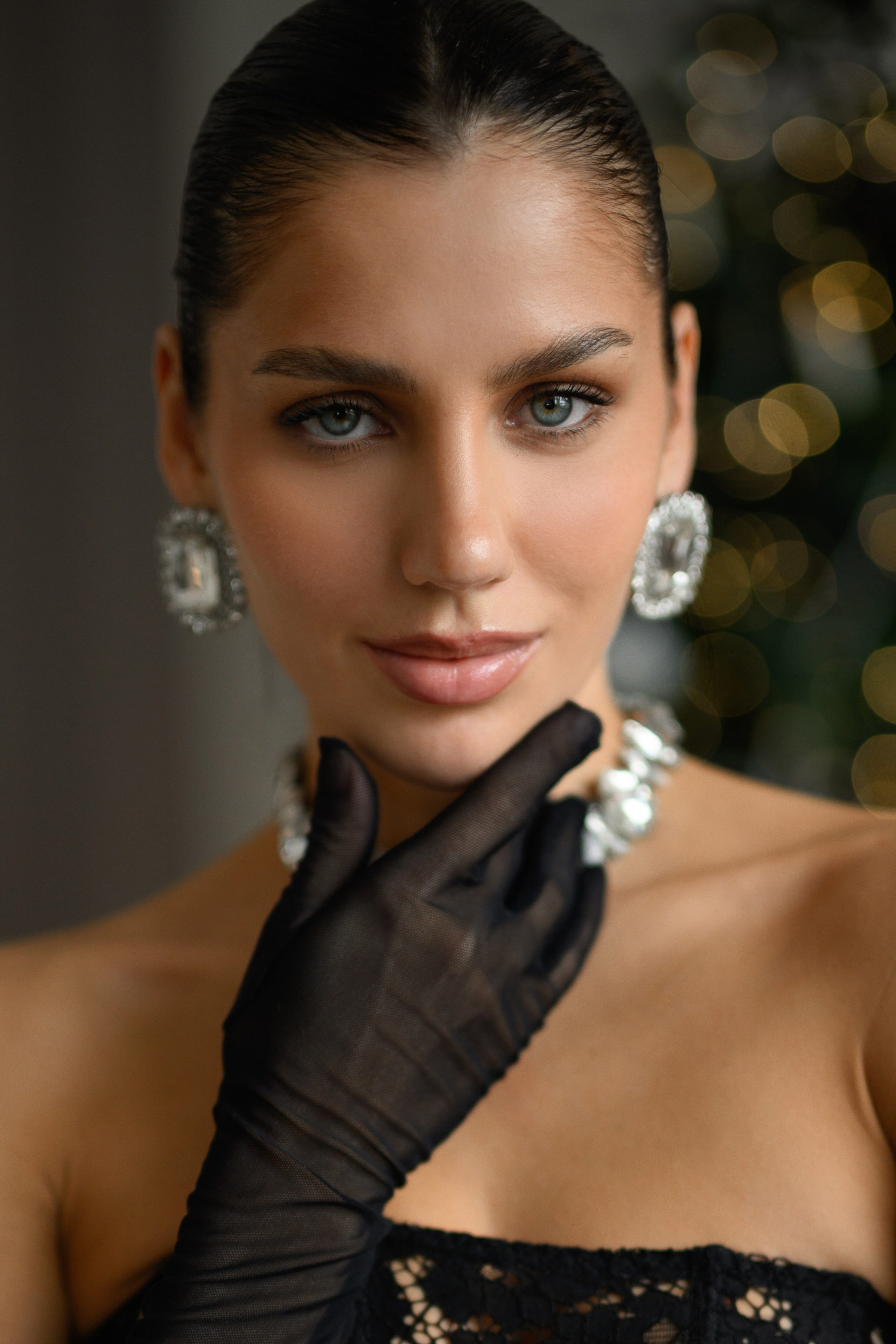 Новогодняя фотосессия в тёмной фотостудии. Semerlina.ru