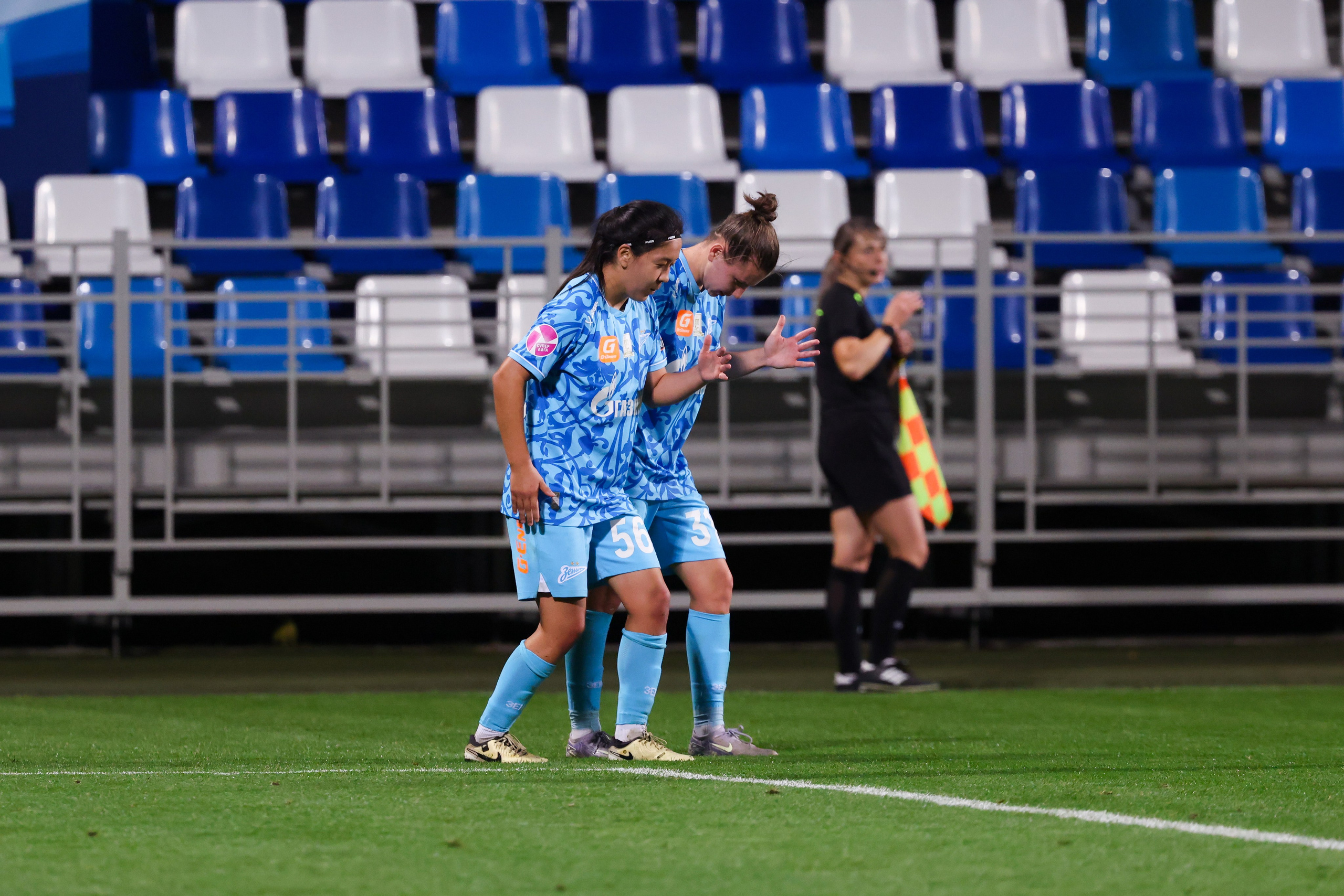 ЖФК «Зенит» — ЖФК «Локомотив» Москва Winline Кубок России 13.09.2025. Спортивный и репортажный фотограф Антон Тереханов