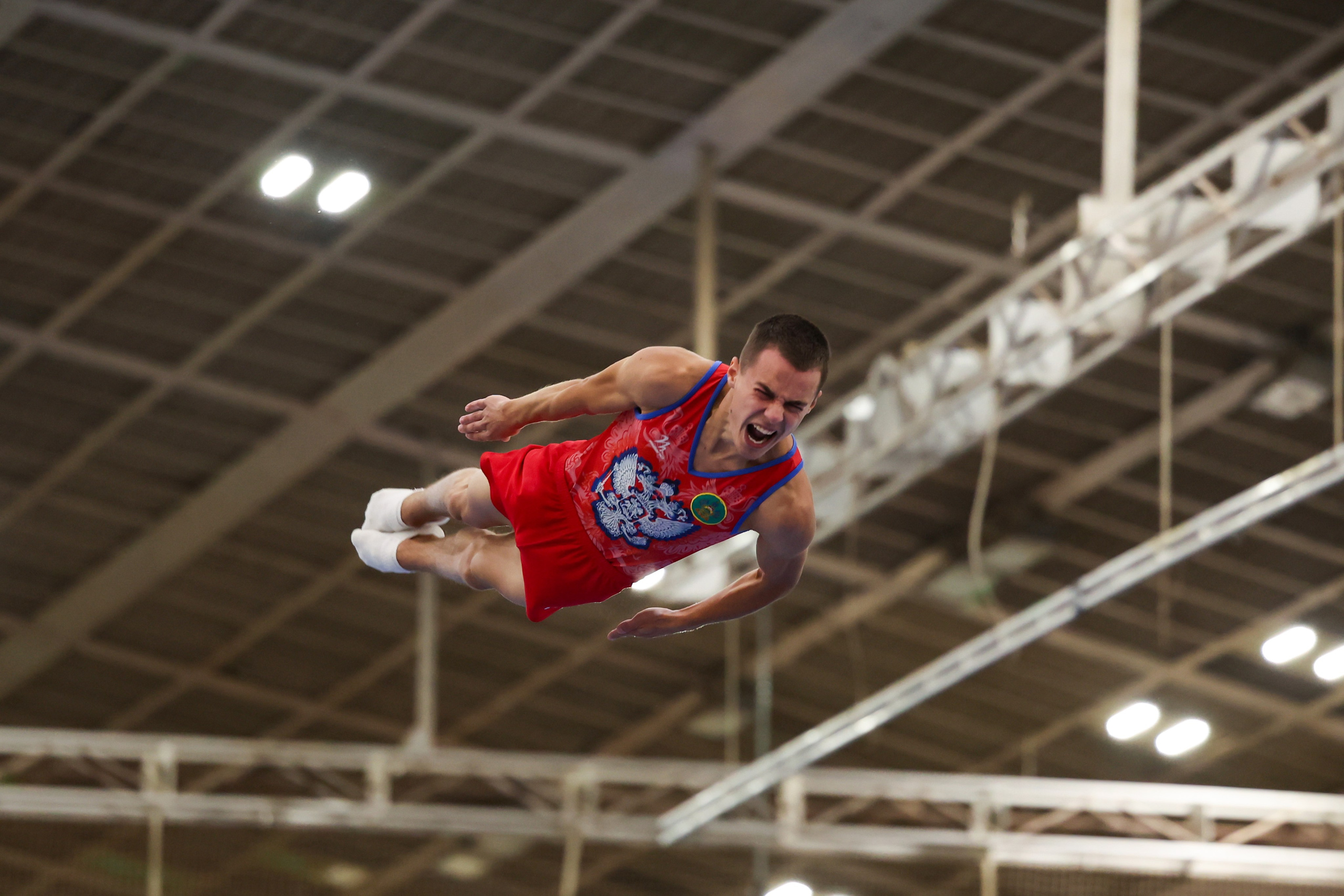 Командный чемпионат России по прыжкам на батуте 20-23.09.2024 года. Спортивный и репортажный фотограф Антон Тереханов