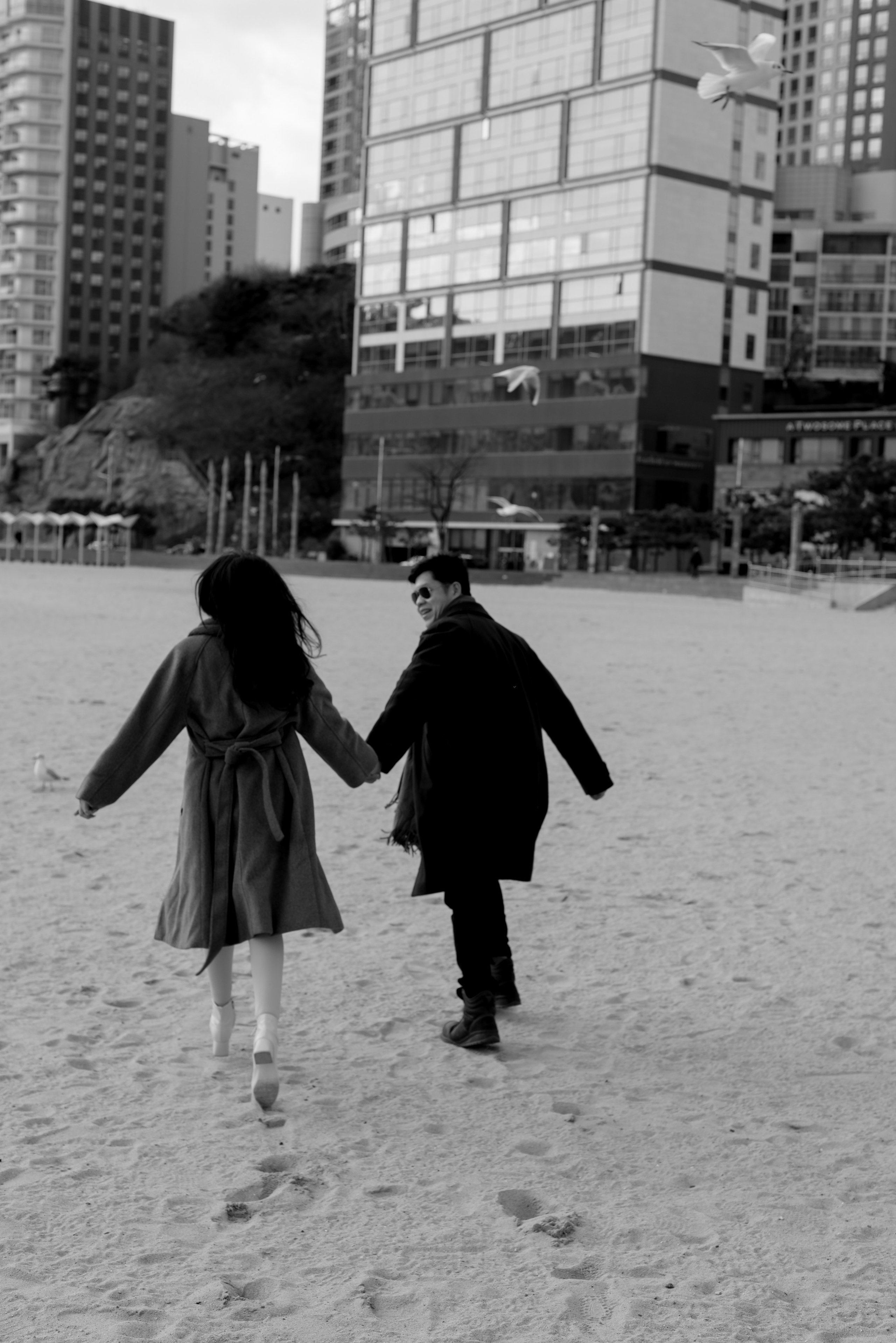 Family photoset on Songdo beach in Busan. Busan photographer | Фотограф Пусан