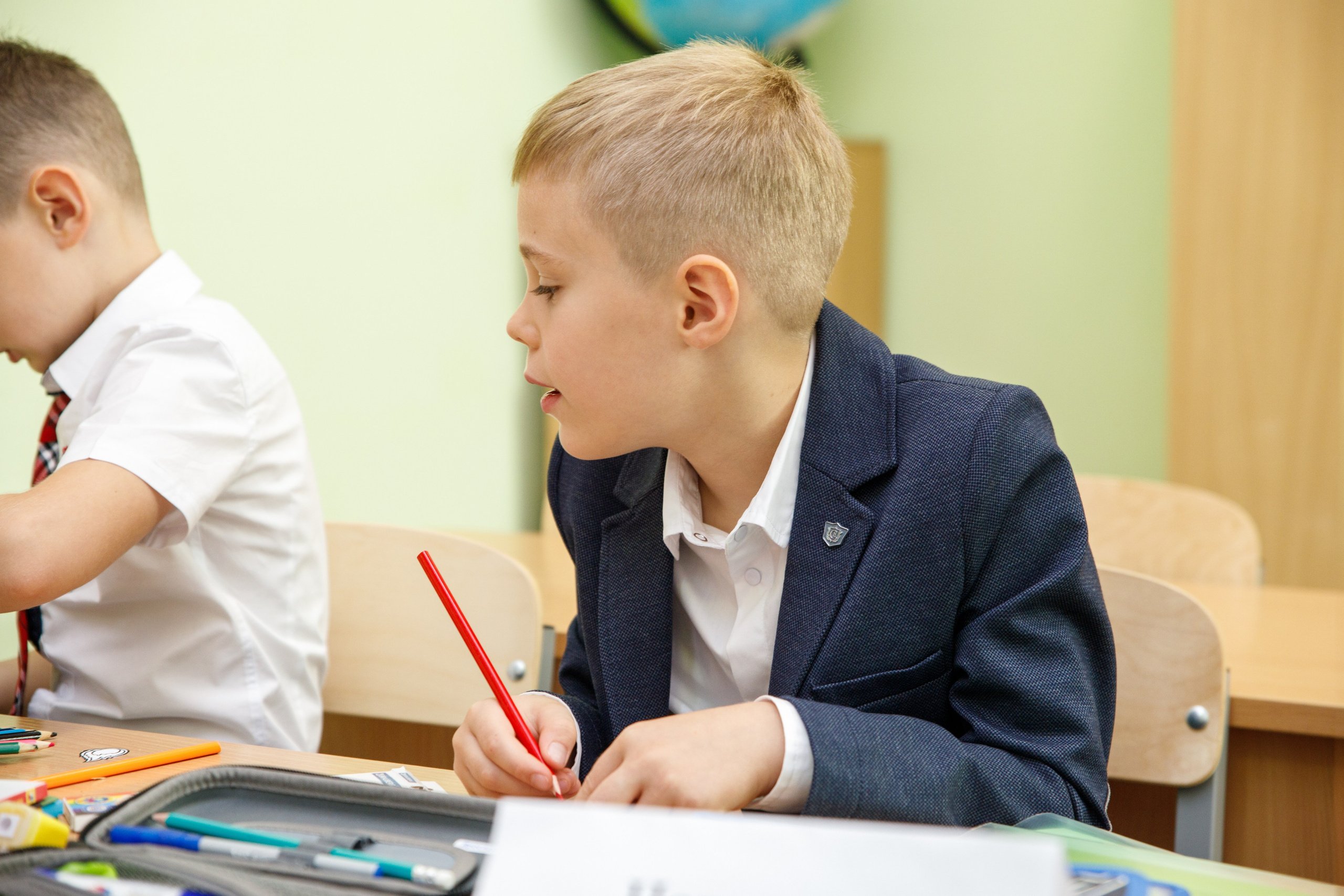 Репортажная съемка первого сентября для первоклассников. Семейный и школьный фотограф в Москве Анна Ткач