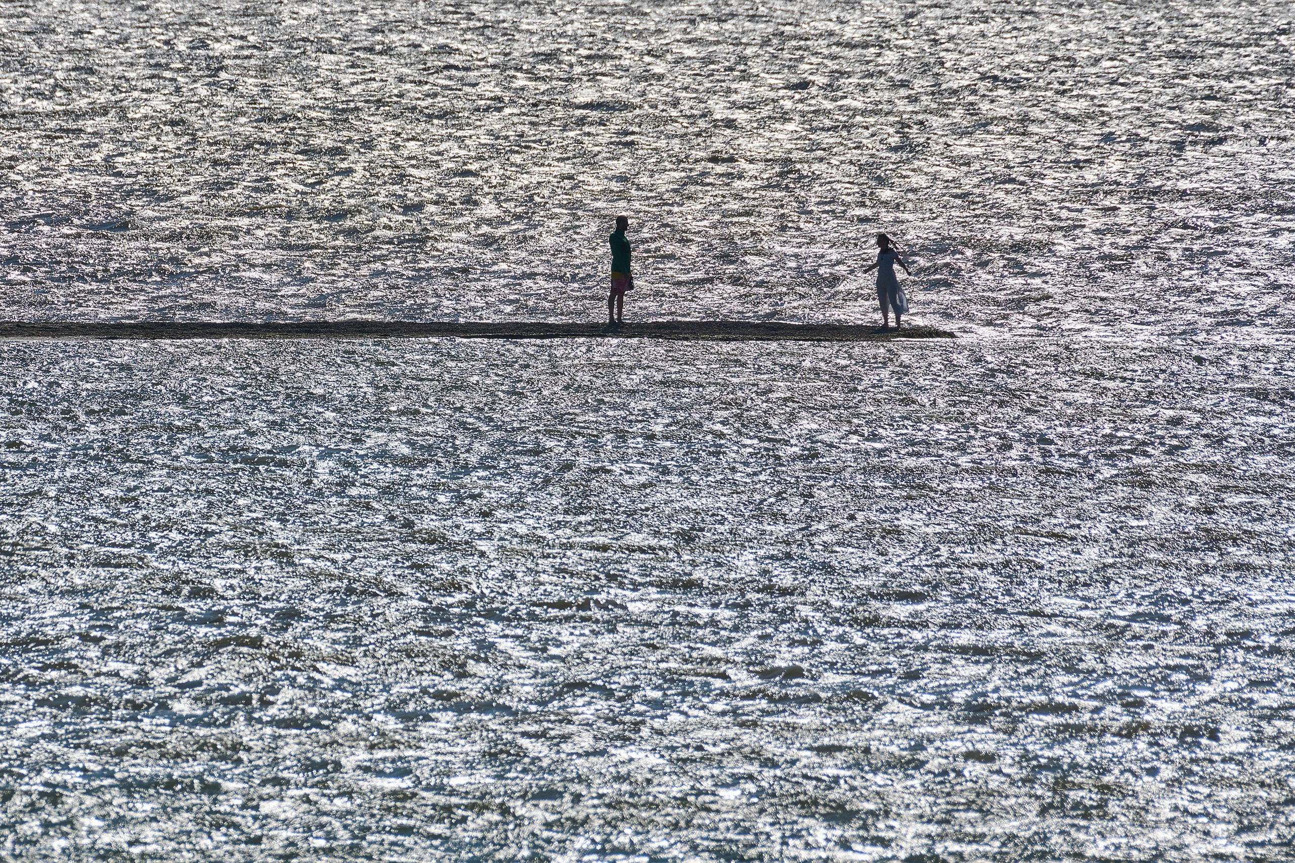 прогулка, пара, станица Благовещенская, коса, пляж, море, лиман, вода, вдвоем, любовь