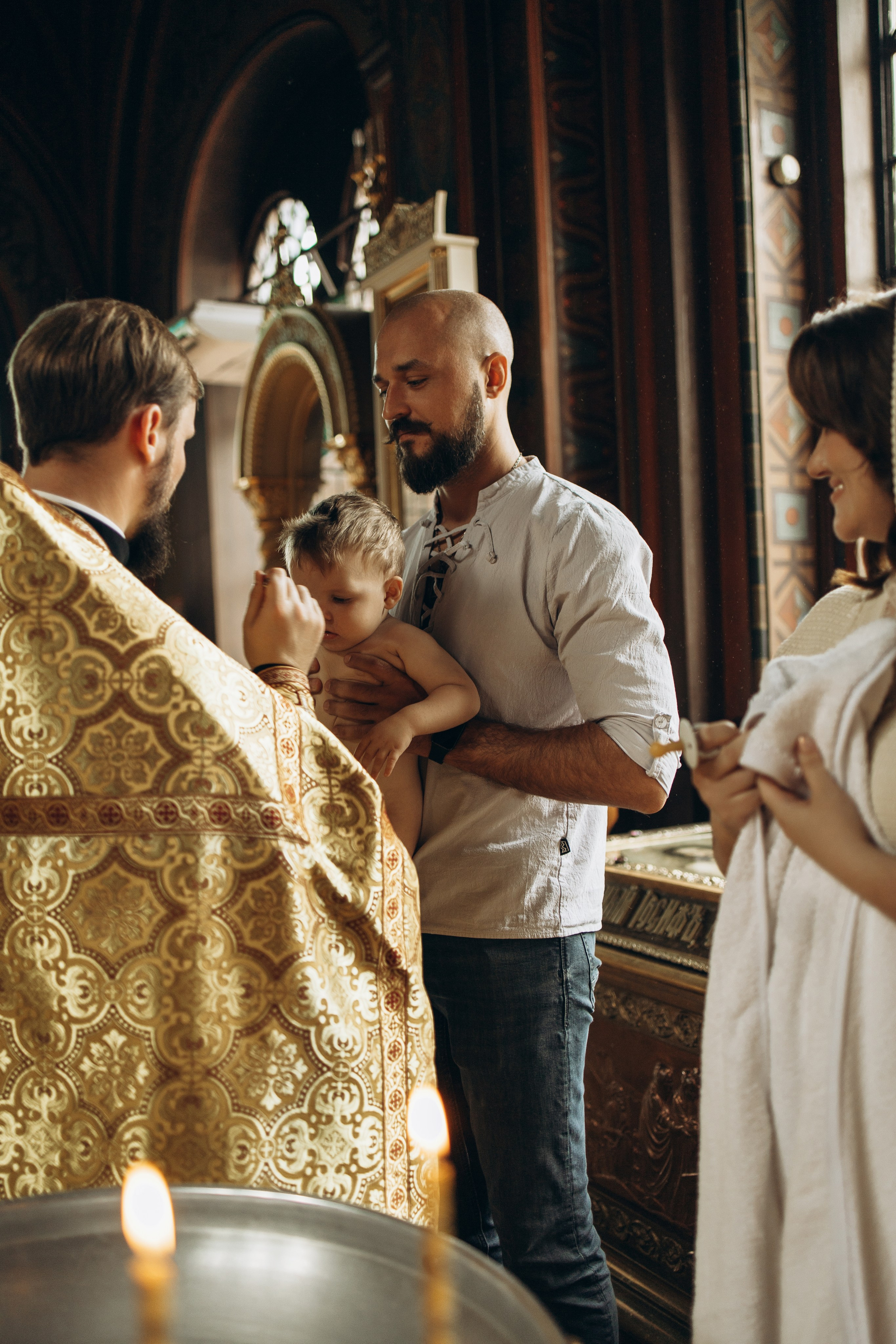 Таинство крещения Матвея. Самый теплый фотограф в Краснодаре Рябоконь Ксения