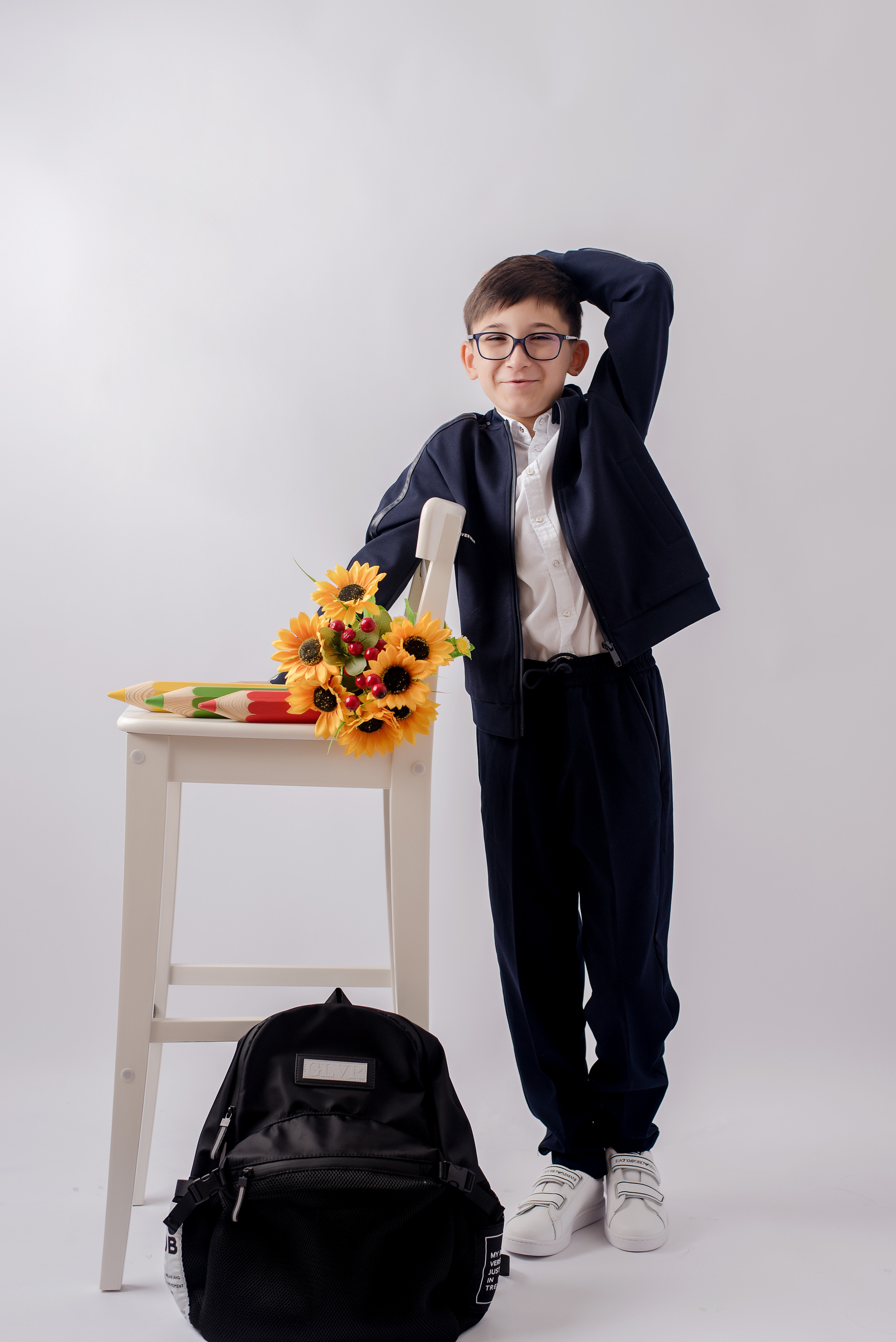 Макс 1 сентября. Детский фотограф в Долгопрудном и Москве