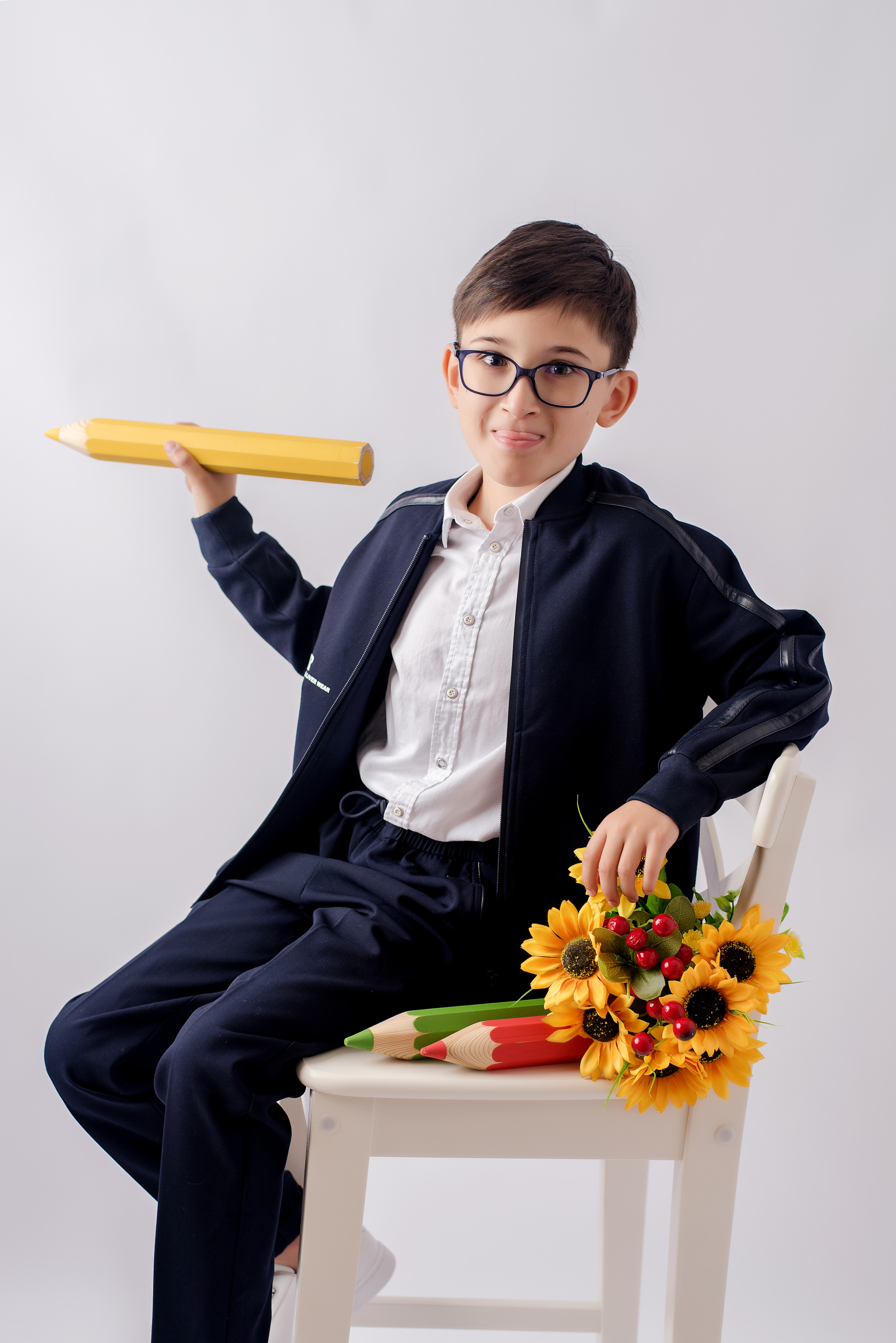 Макс 1 сентября. Детский фотограф в Долгопрудном и Москве