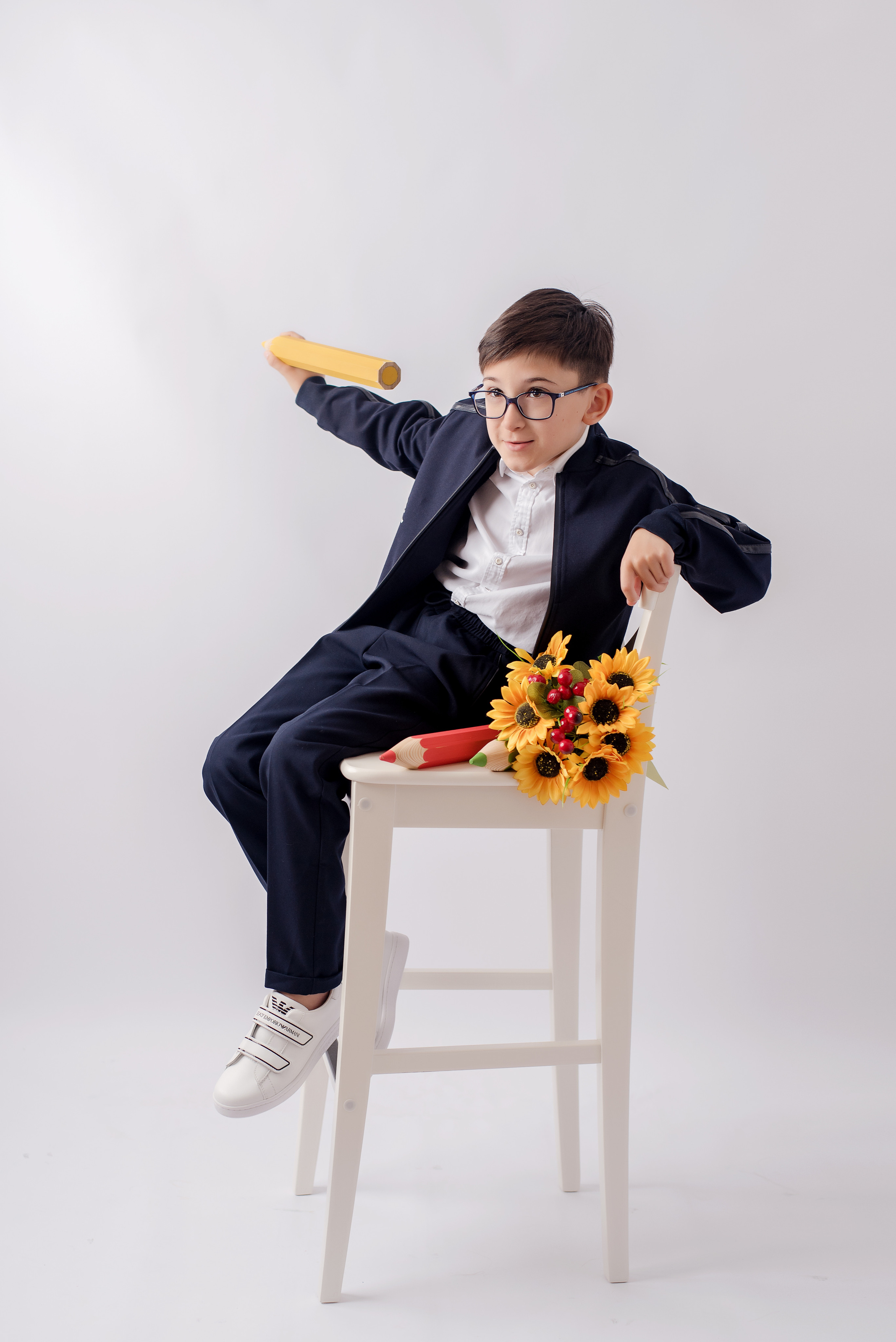 Макс 1 сентября. Детский фотограф в Долгопрудном и Москве