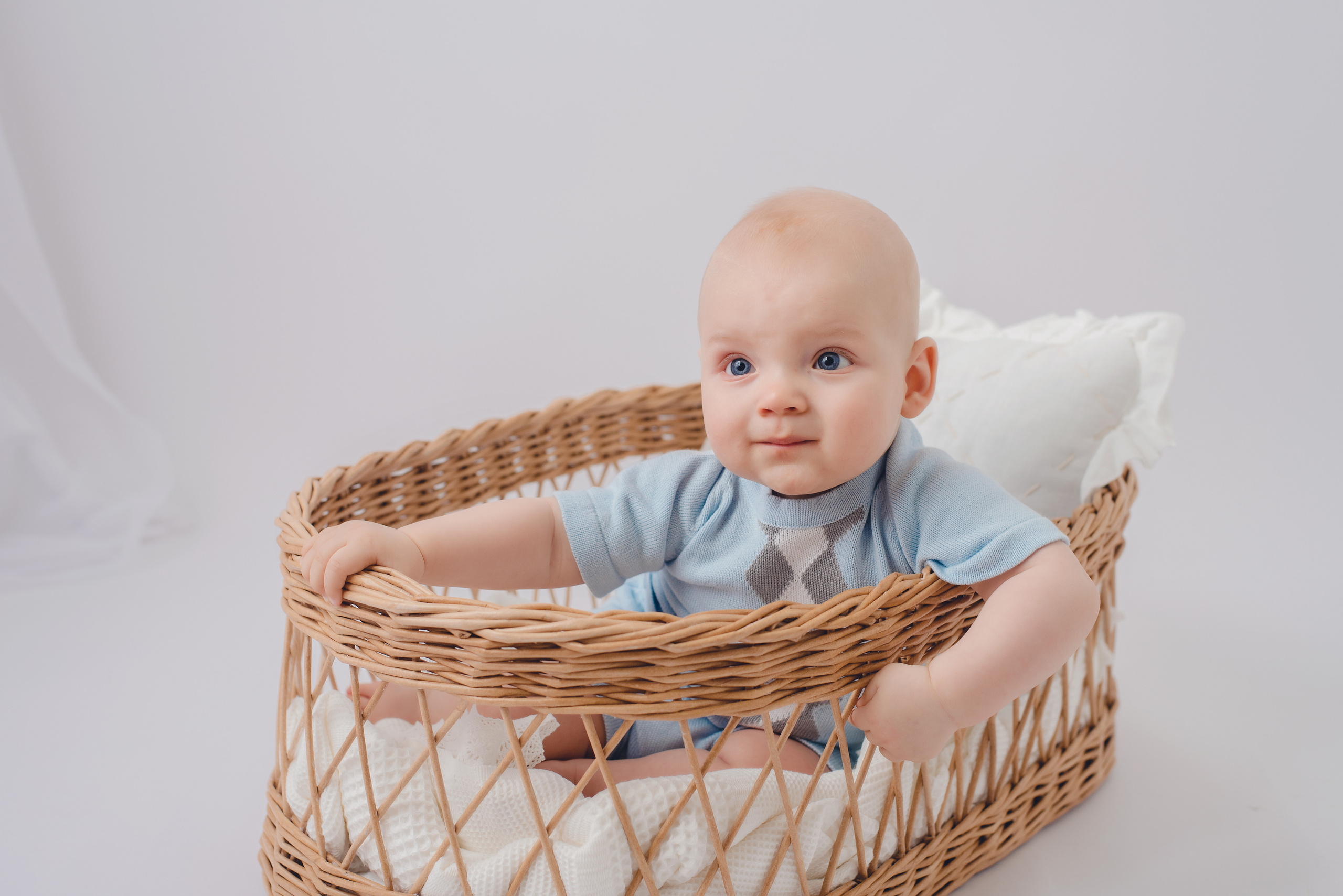 Ваня 7 месяцев. Детский фотограф в Долгопрудном и Москве