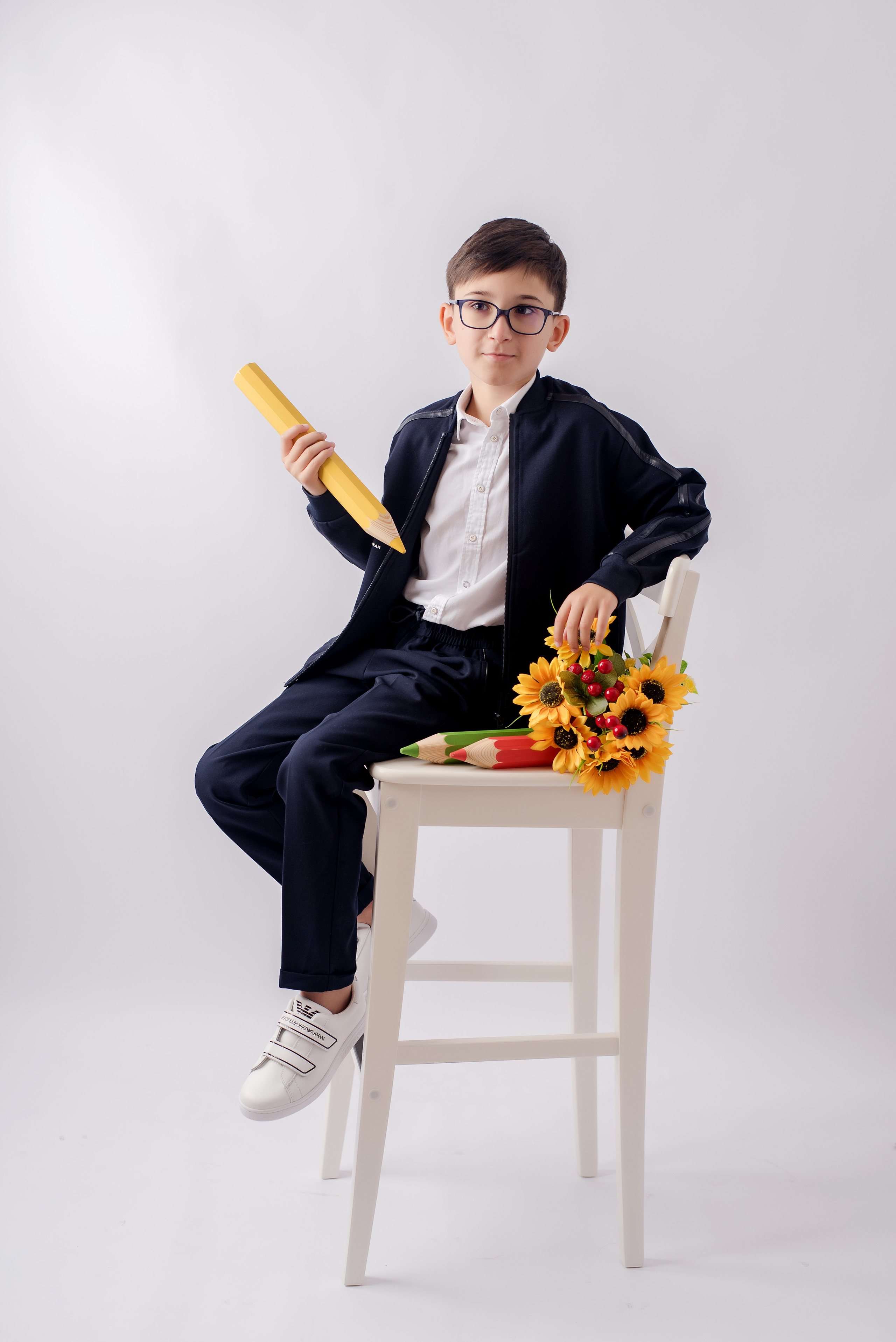 Макс 1 сентября. Детский фотограф в Долгопрудном и Москве